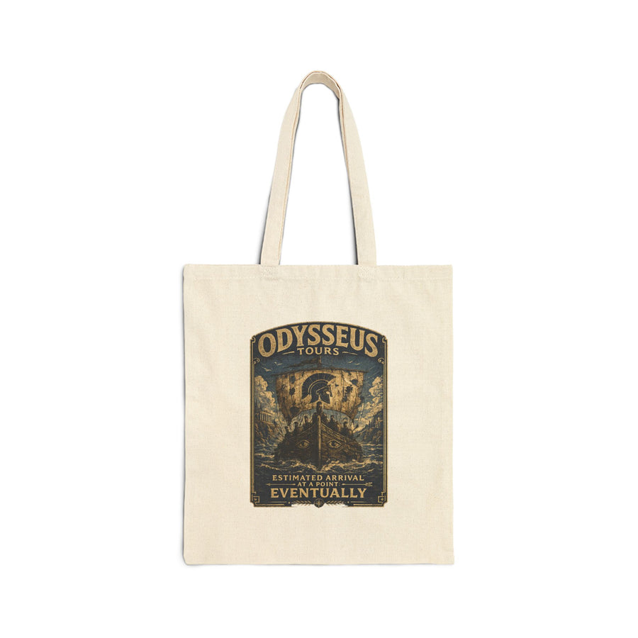 Odysseus Tours Canvas Tote — Estimated Arrival: Eventually