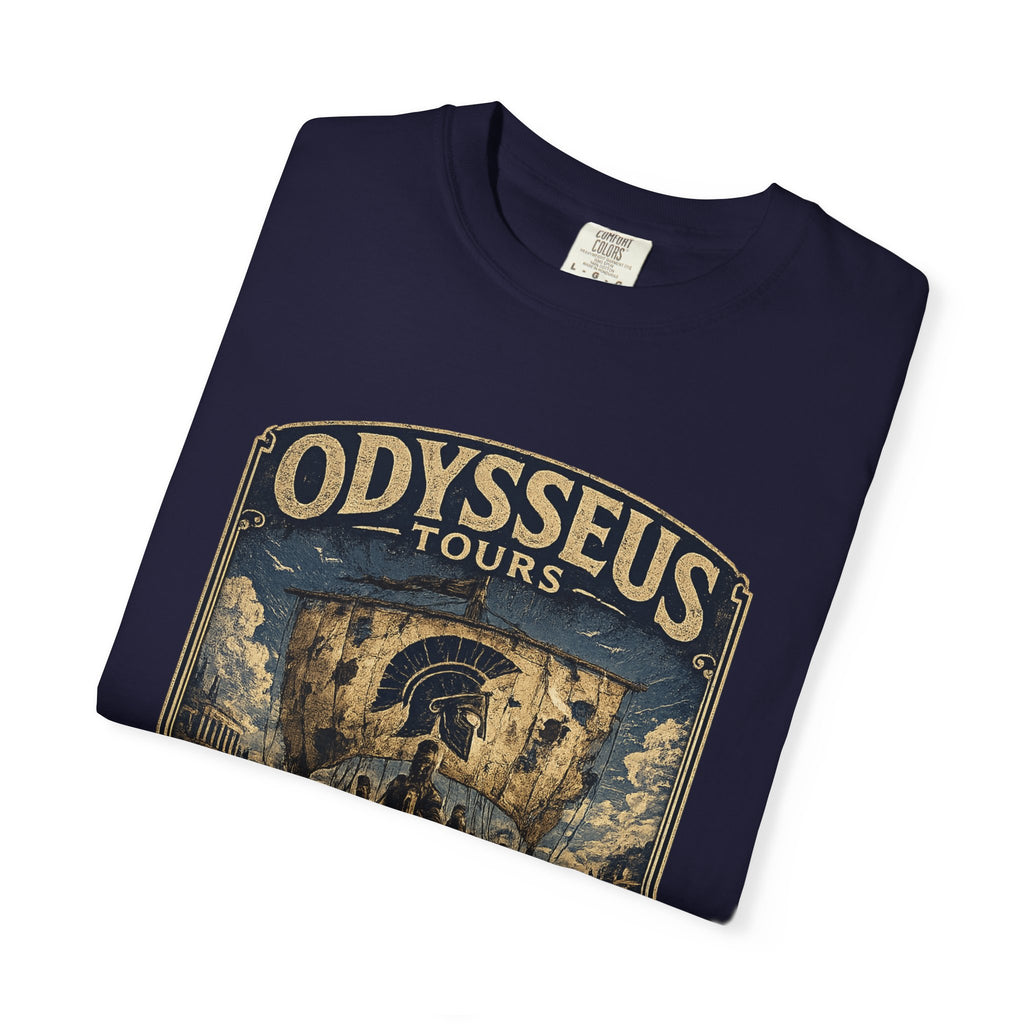 Odysseus Tours Premium T-Shirt — Estimated Arrival: Eventually
