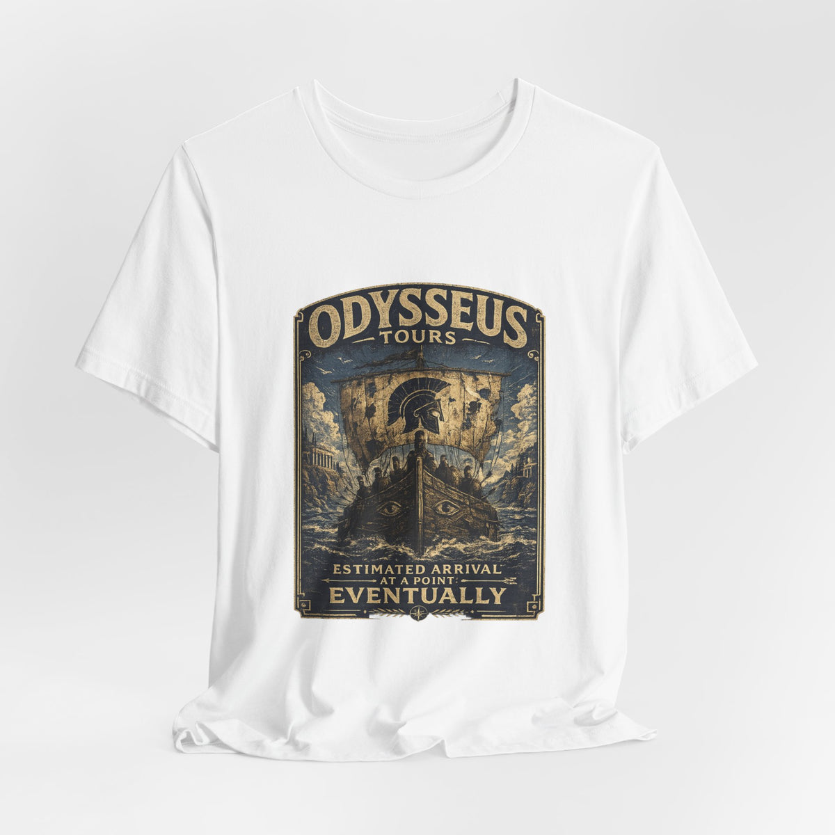 Odysseus Tours Lightweight T-Shirt — Estimated Arrival: Eventually