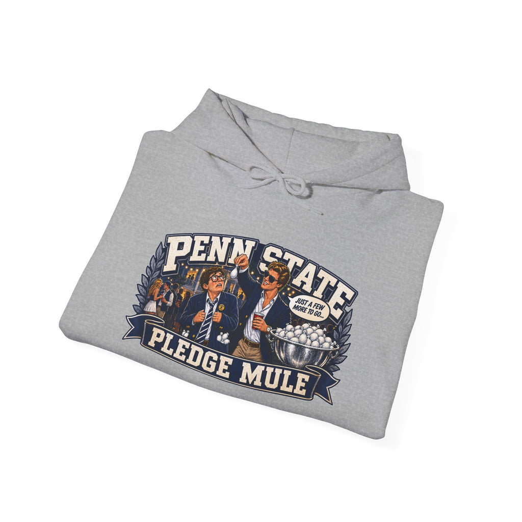 Penn State Pledge Mule Hoodie - Collegiate Vintage Crewneck for Alumni & Students