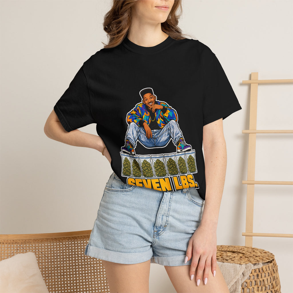 Seven Lbs. Premium T-Shirt — 90s Cannabis Parody