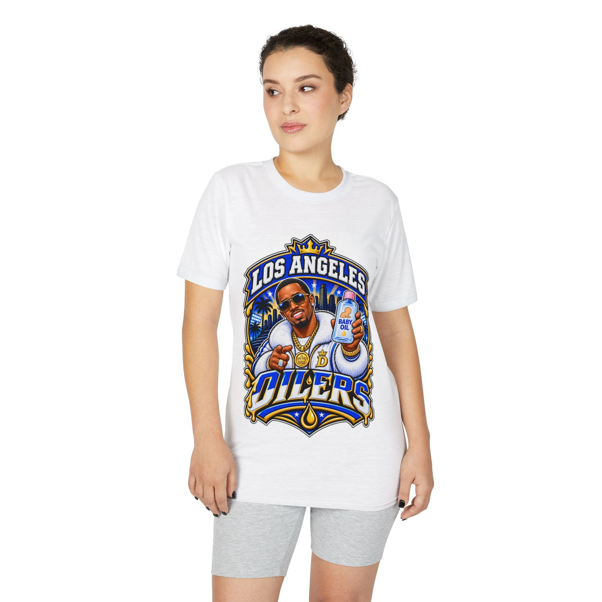 Los Angeles Oilers Premium T-Shirt — Vintage Team Logo