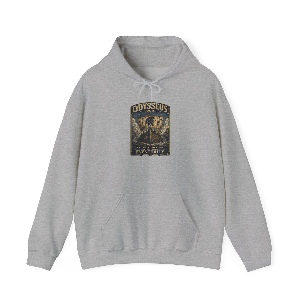 Odysseus Tours Hoodie — Estimated Arrival: Eventually