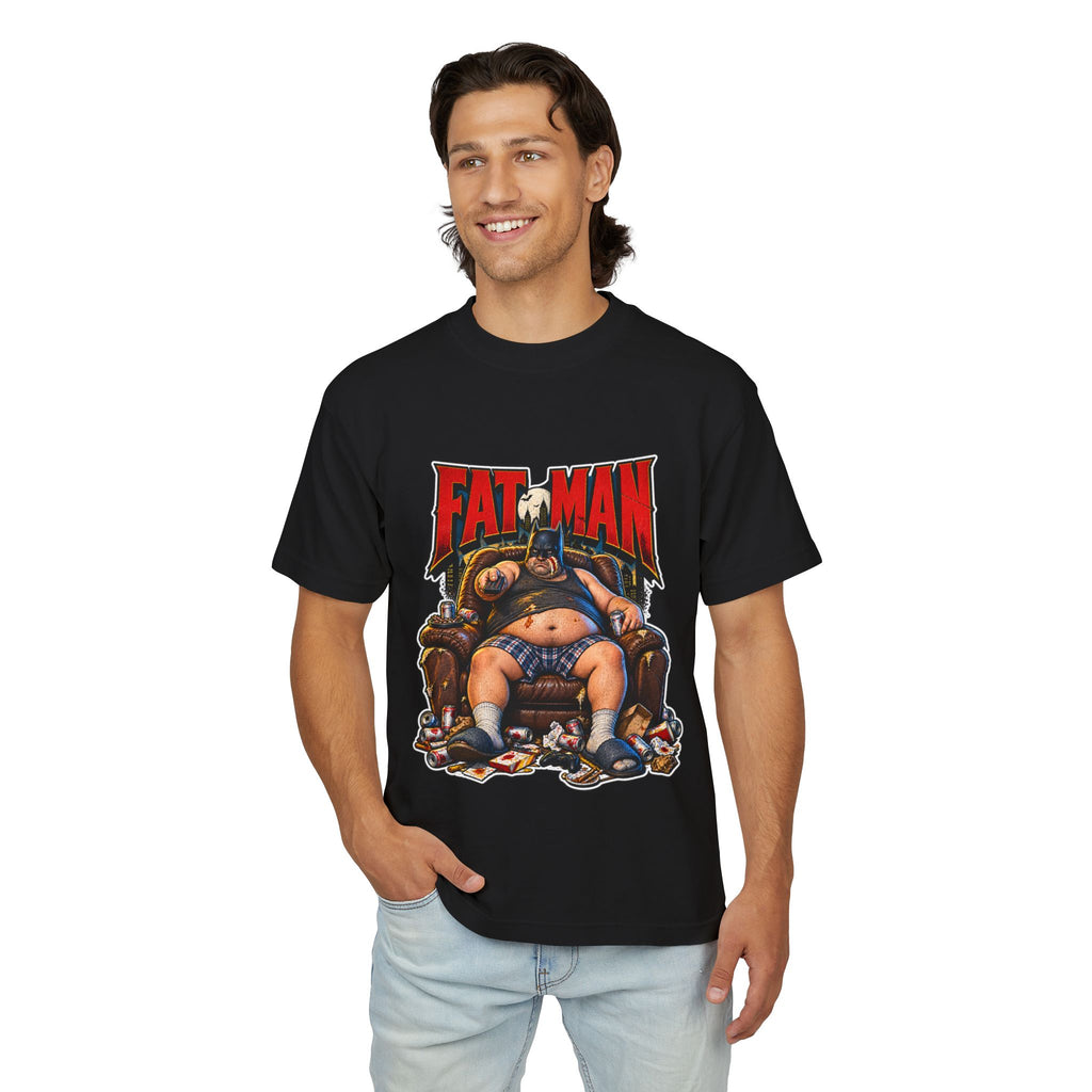 Fat Man Premium T-Shirt — Retro Comic Parody