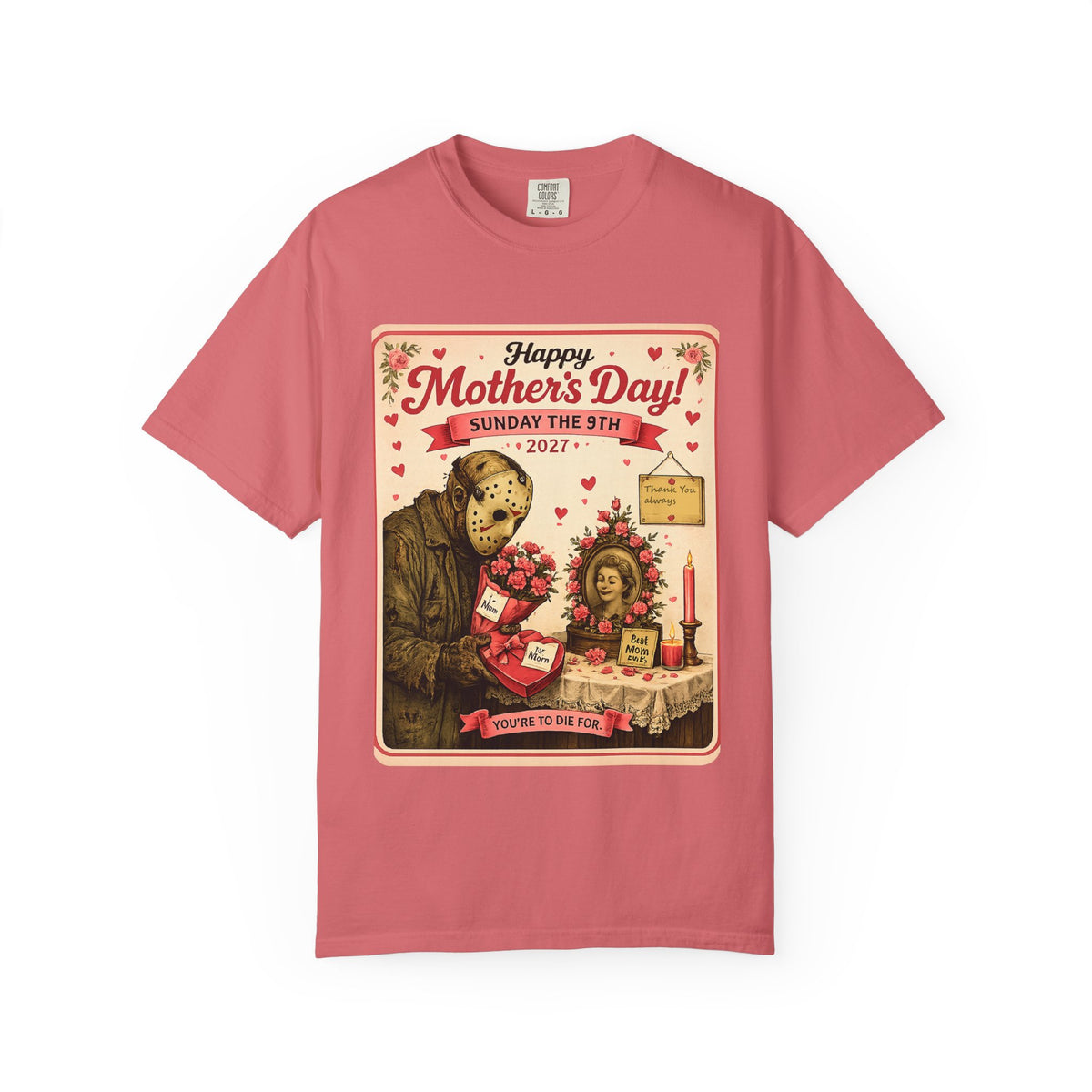 Mother’s Day Horror Premium T-Shirt — Sunday the 9th, 2027