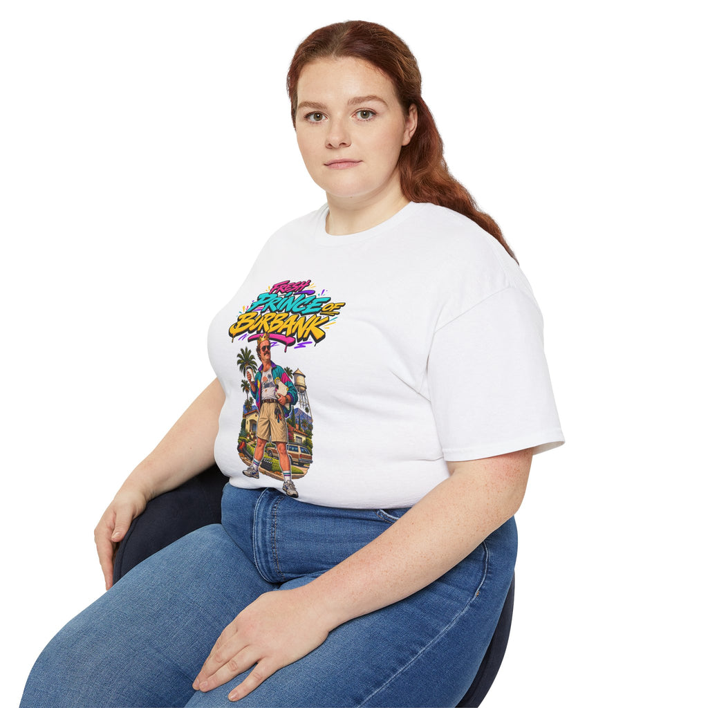 Fresh Prince of Burbank Graphic Tee — Retro 90s Cartoon Streetwear