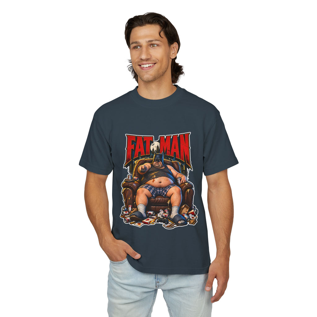 Fat Man Premium T-Shirt — Retro Comic Parody