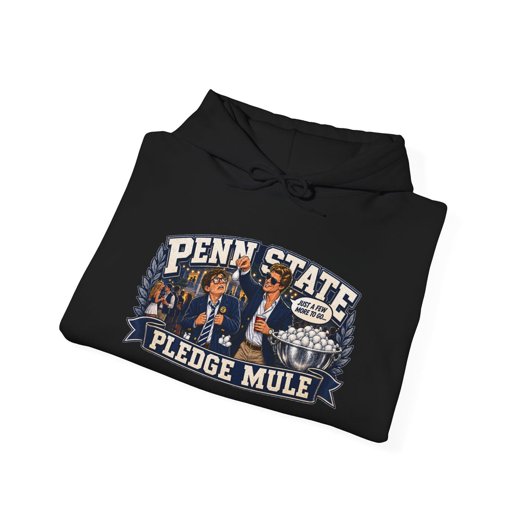 Penn State Pledge Mule Hoodie - Collegiate Vintage Crewneck for Alumni & Students