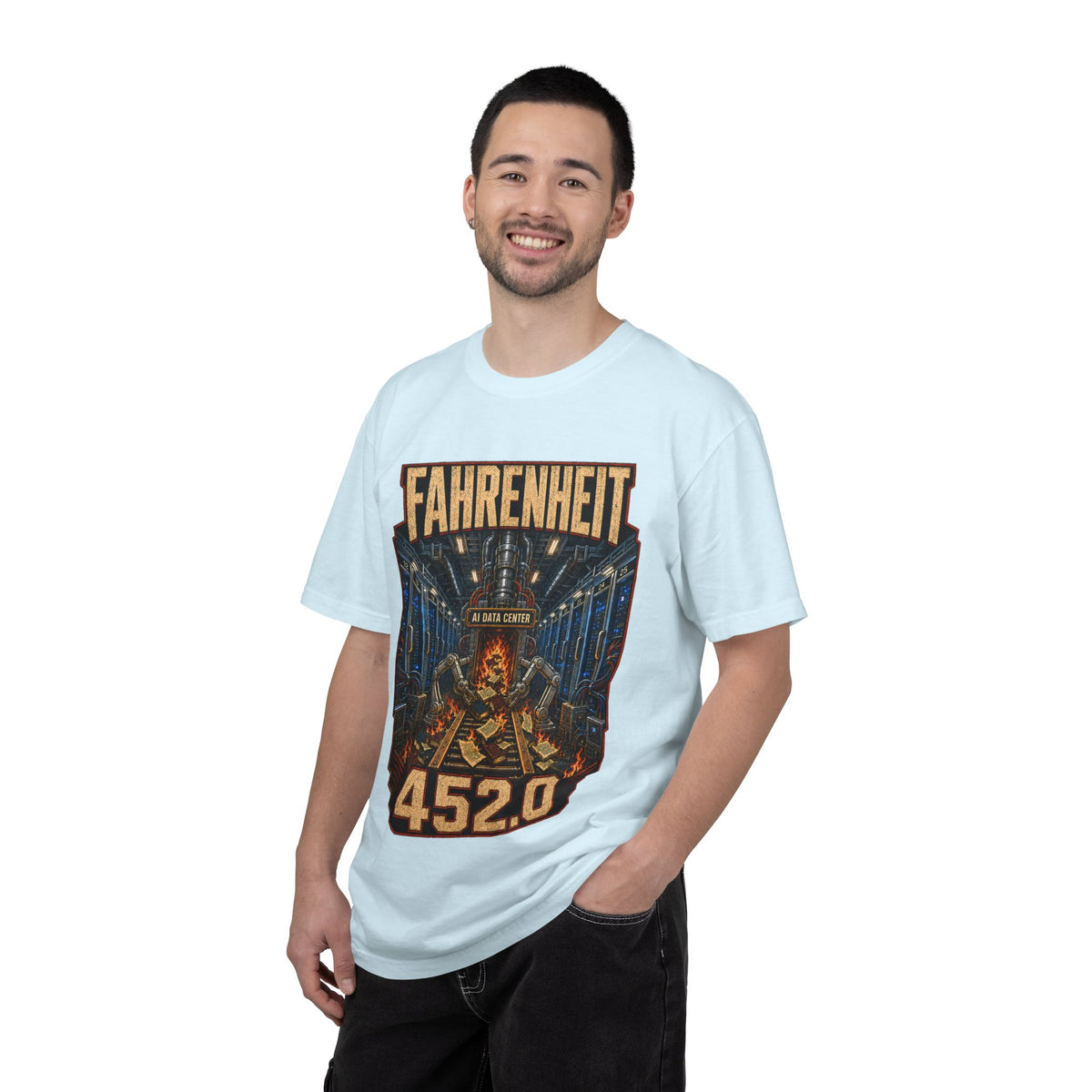 Fahrenheit 452.0 Premium T-Shirt — The Data Center Is Burning