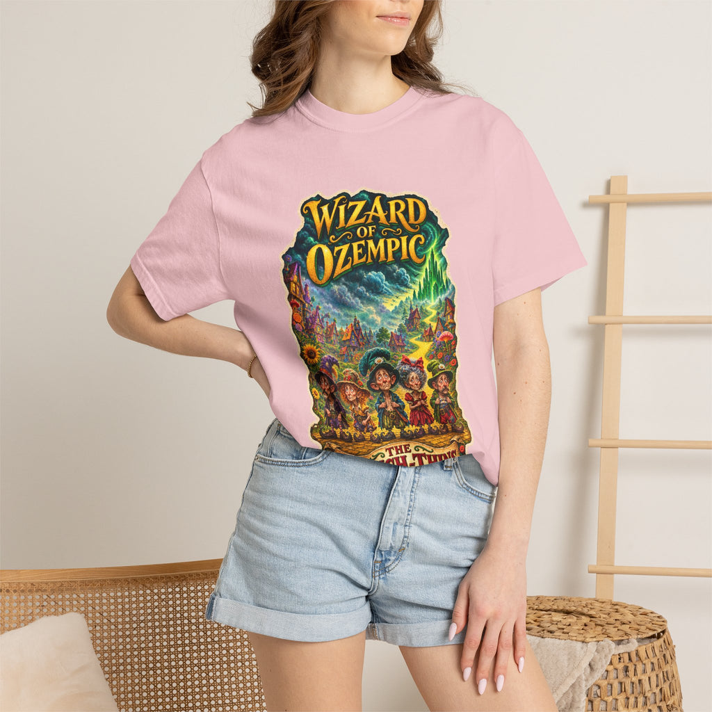 Wizard of Ozempic: The Munch-Thins Premium T-Shirt — Retro Fantasy Graphic
