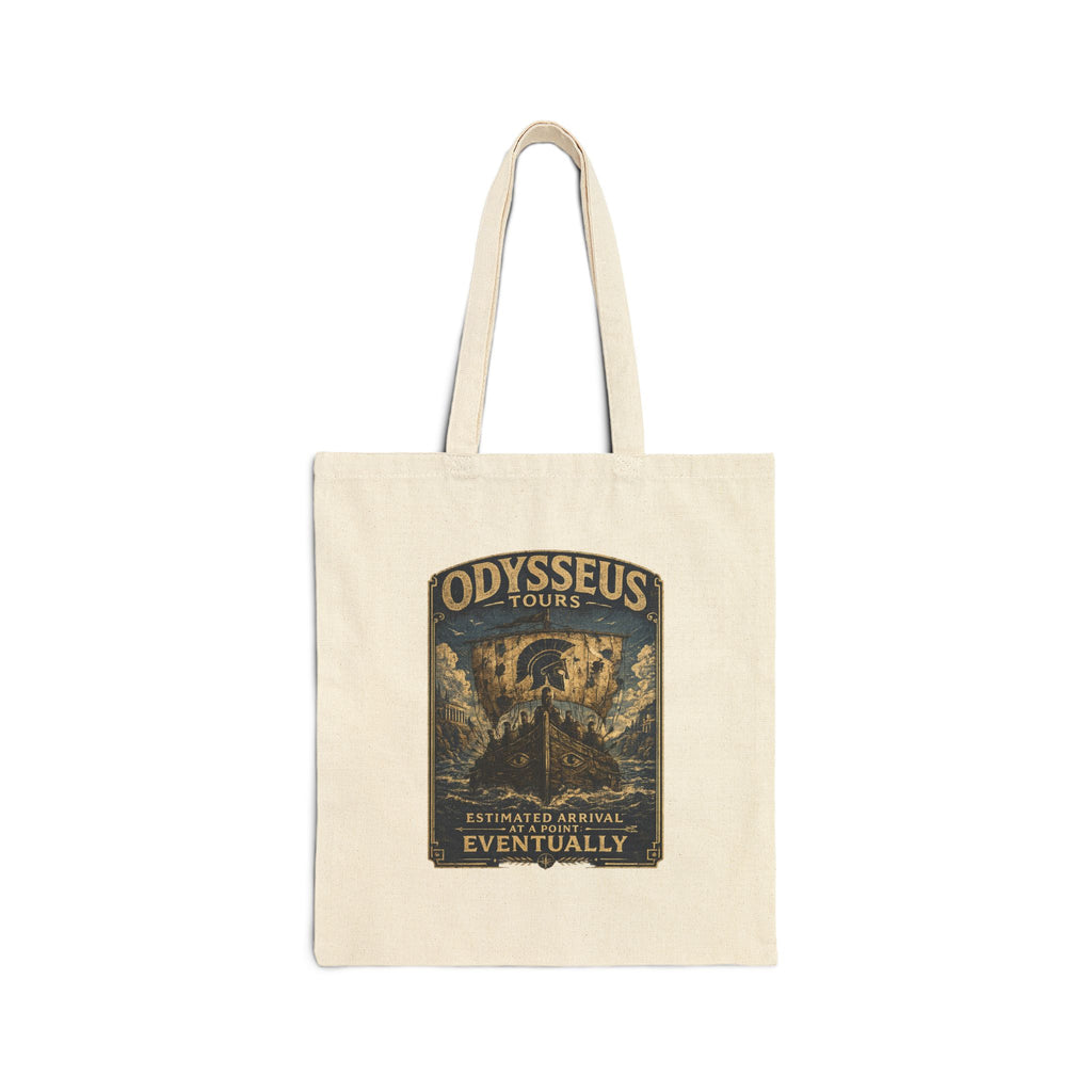 Odysseus Tours Canvas Tote — Estimated Arrival: Eventually