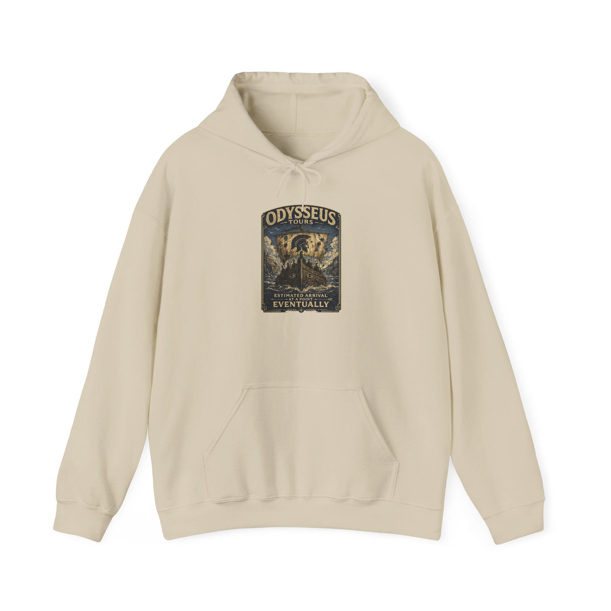Odysseus Tours Hoodie — Estimated Arrival: Eventually