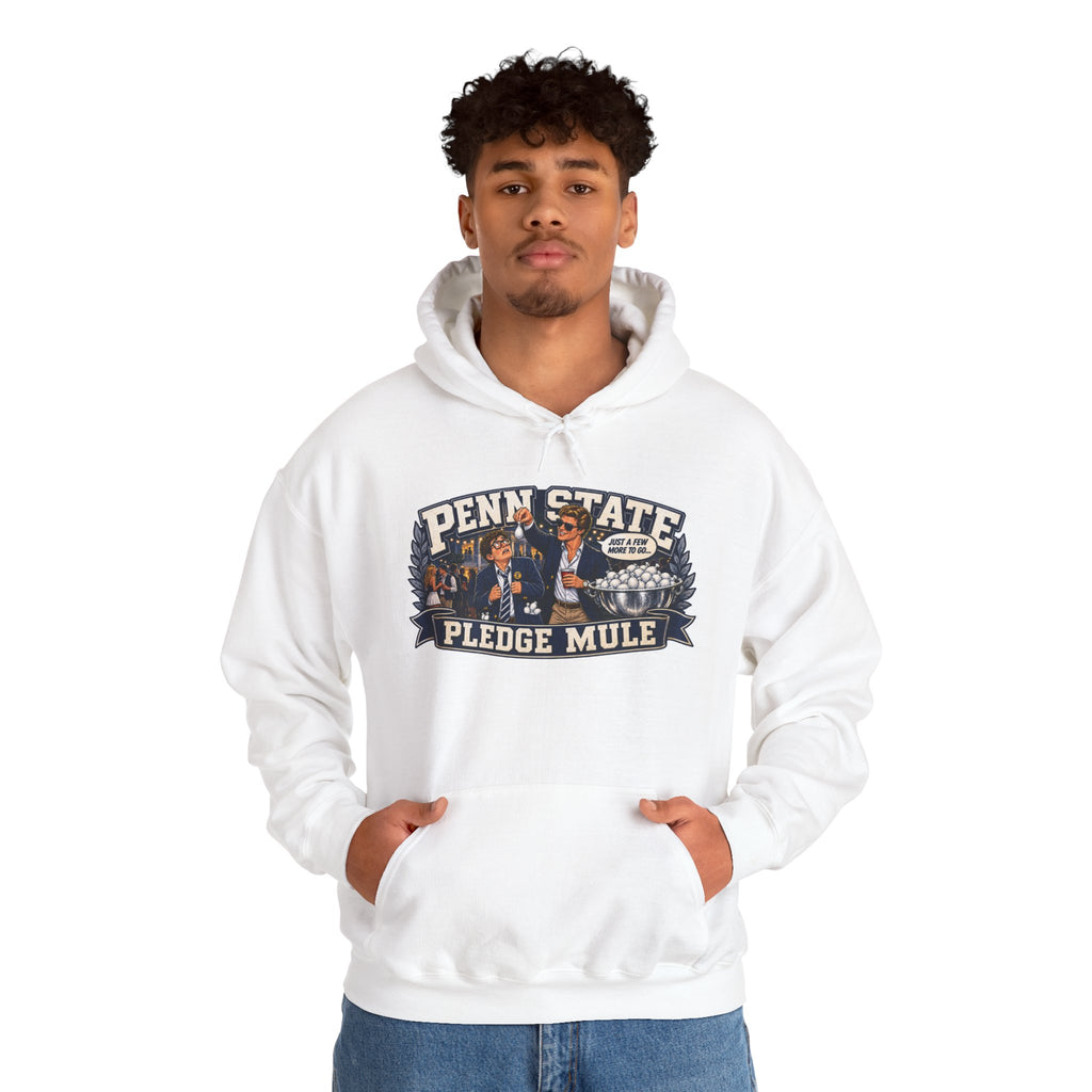 Penn State Pledge Mule Hoodie - Collegiate Vintage Crewneck for Alumni & Students