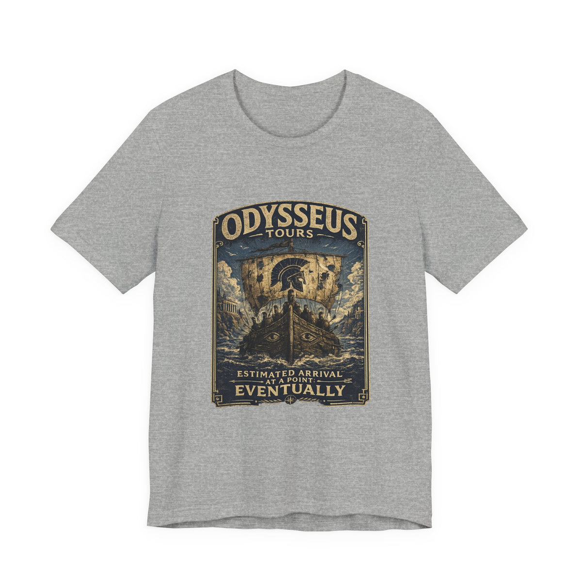 Odysseus Tours Lightweight T-Shirt — Estimated Arrival: Eventually