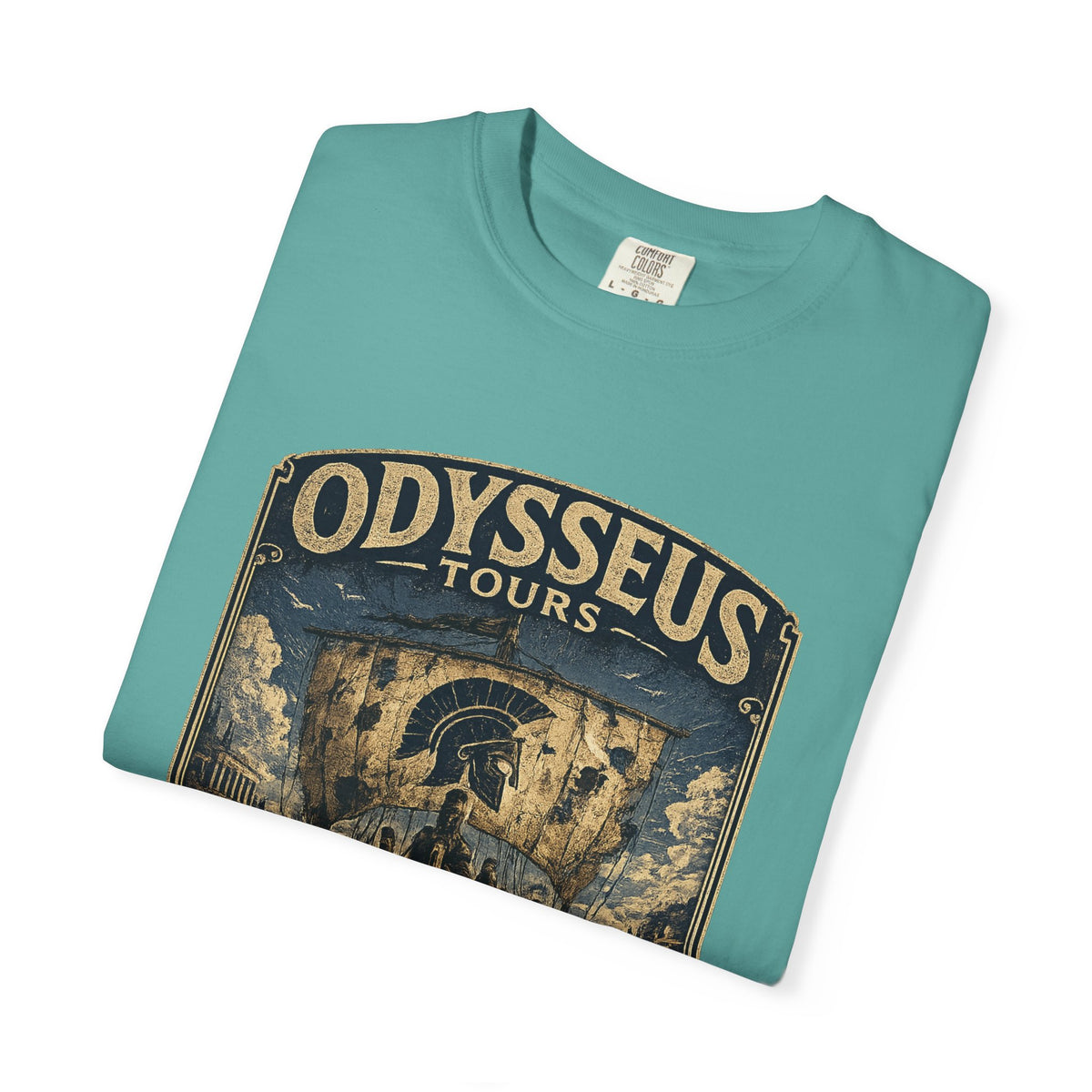 Odysseus Tours Premium T-Shirt — Estimated Arrival: Eventually
