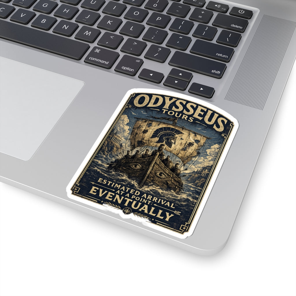 Odysseus Tours Sticker — Estimated Arrival: Eventually