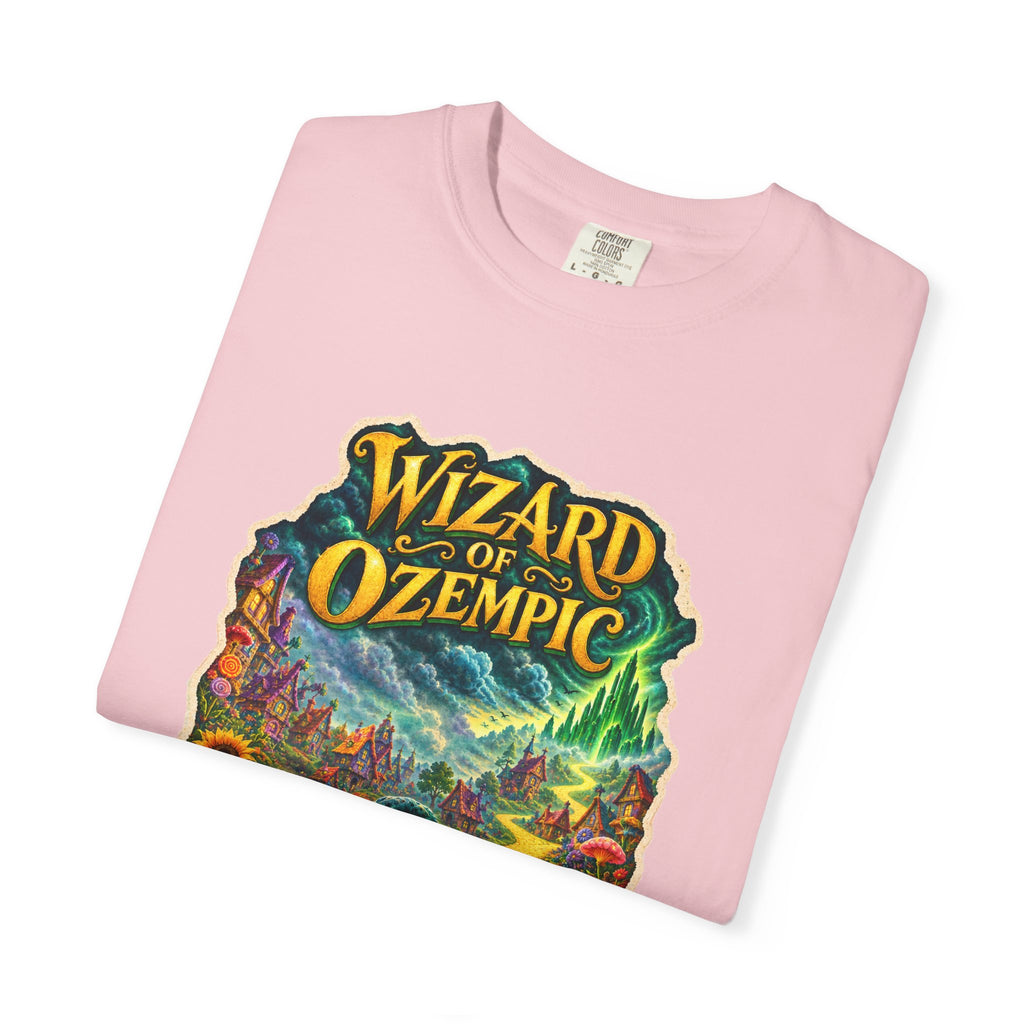 Wizard of Ozempic: The Munch-Thins Premium T-Shirt — Retro Fantasy Graphic