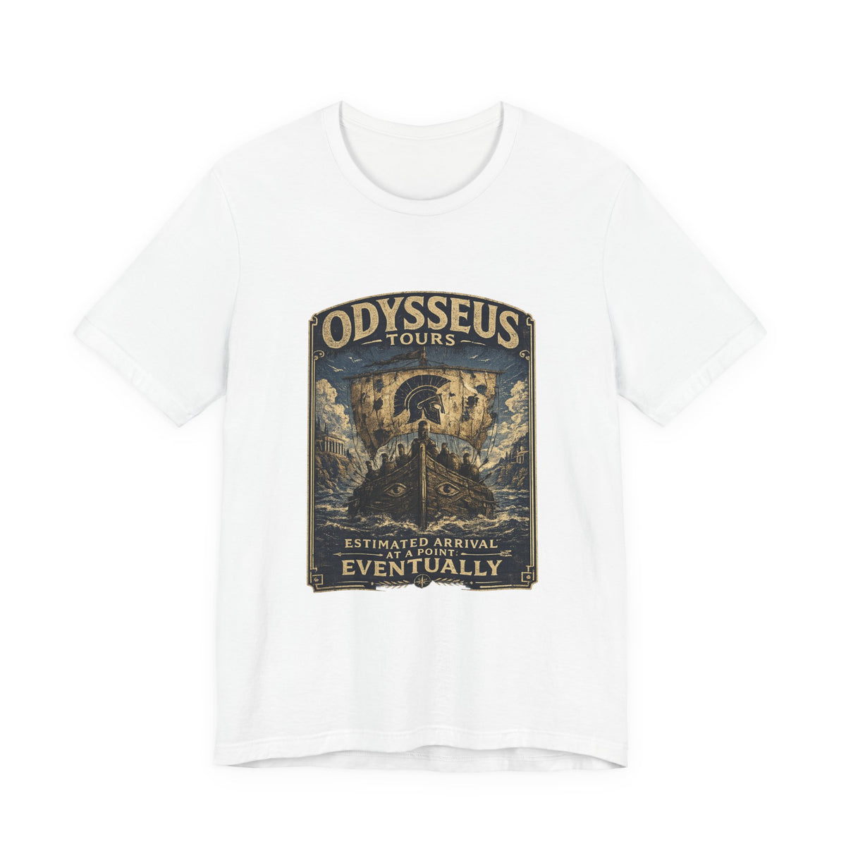 Odysseus Tours Lightweight T-Shirt — Estimated Arrival: Eventually