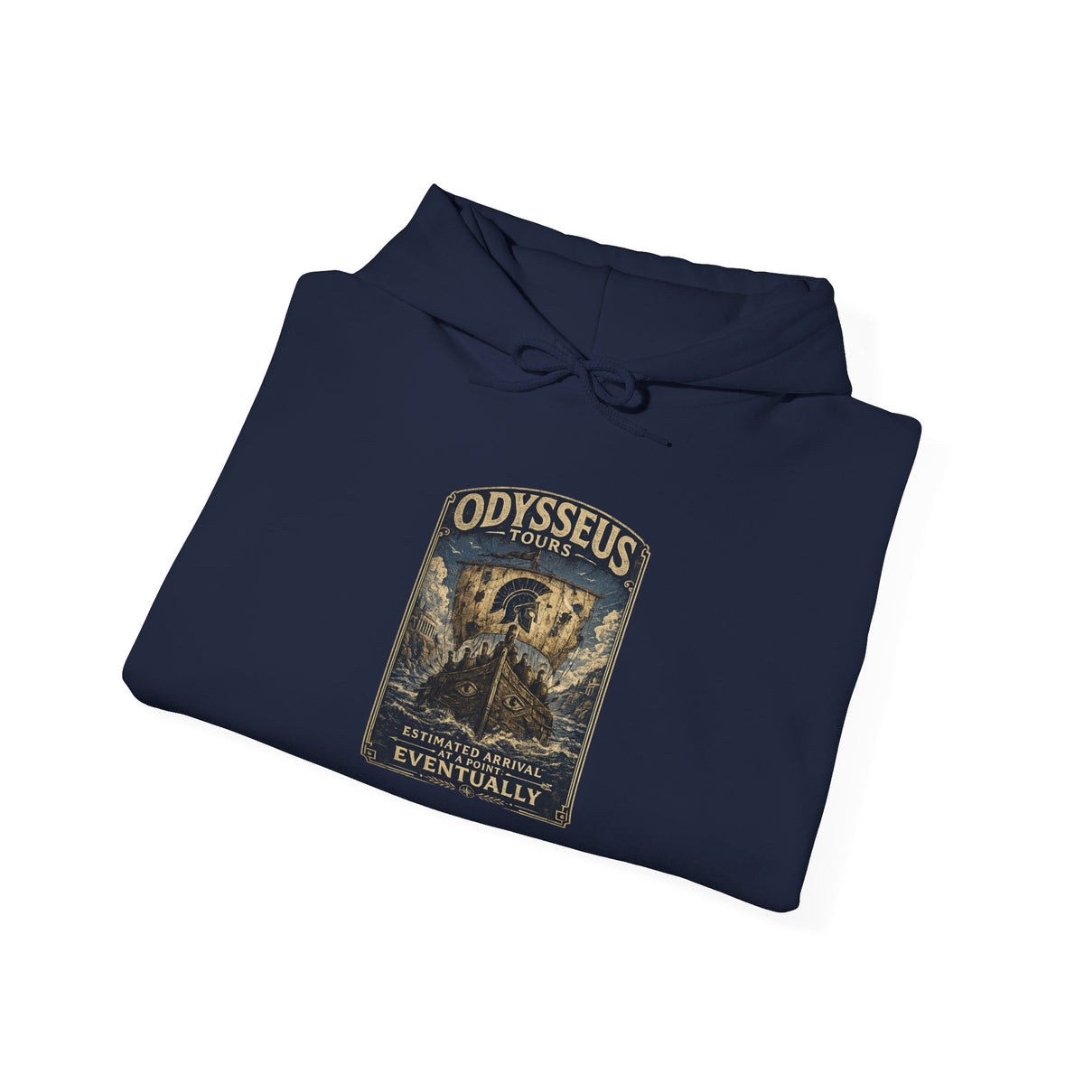 Odysseus Tours Hoodie — Estimated Arrival: Eventually