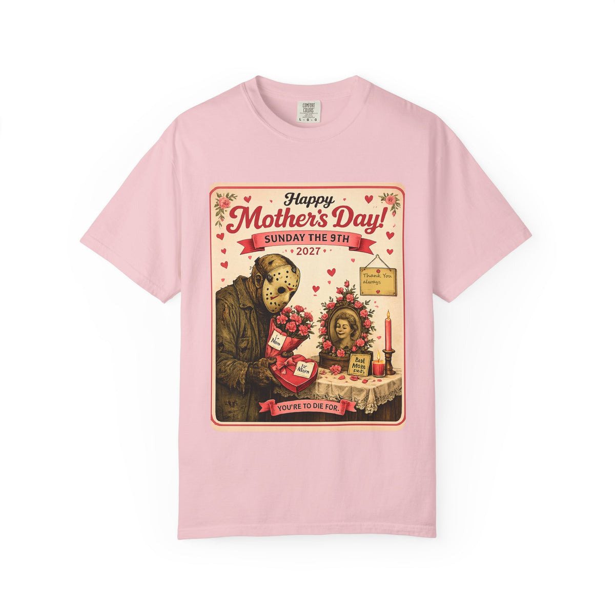Mother’s Day Horror Premium T-Shirt — Sunday the 9th, 2027