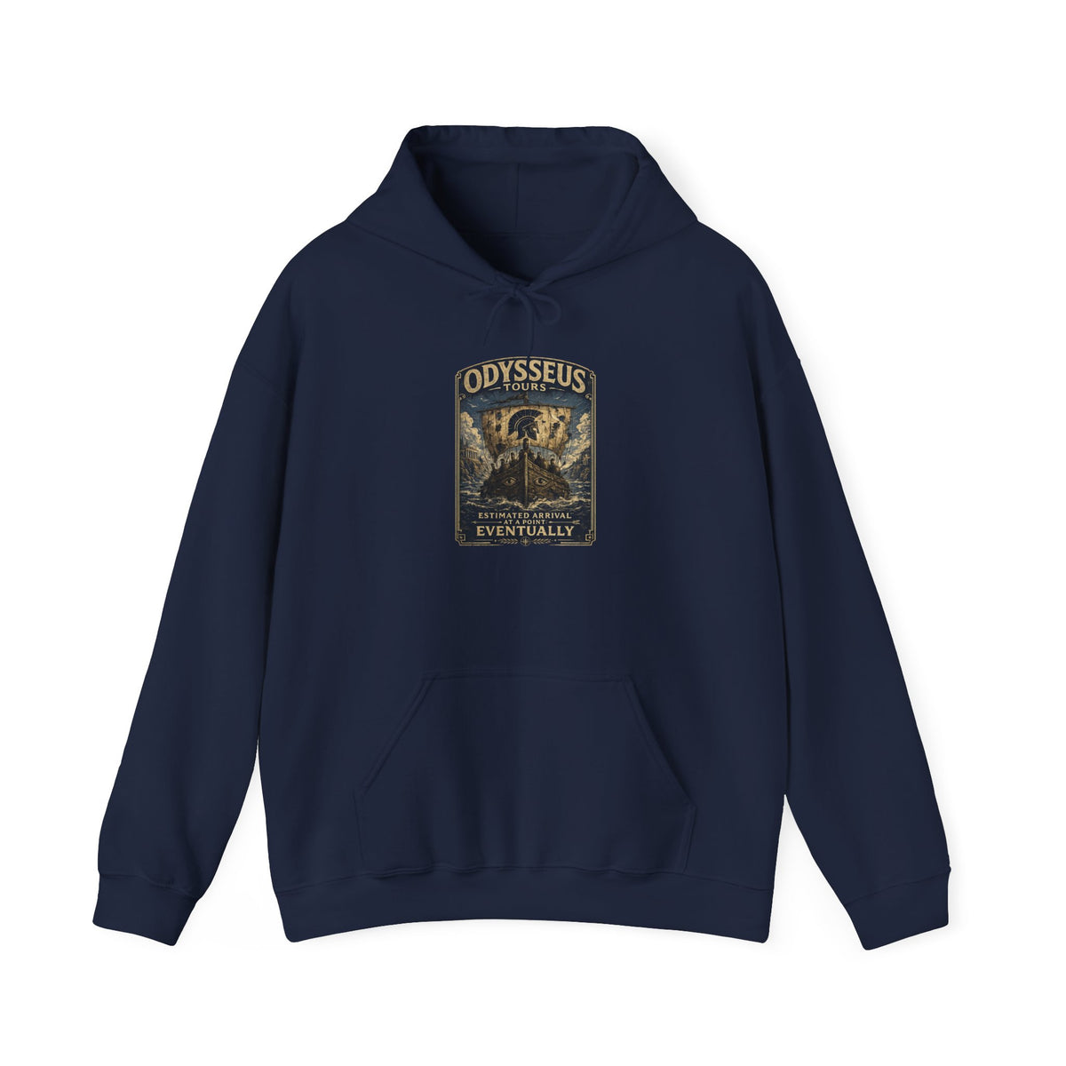 Odysseus Tours Hoodie — Estimated Arrival: Eventually