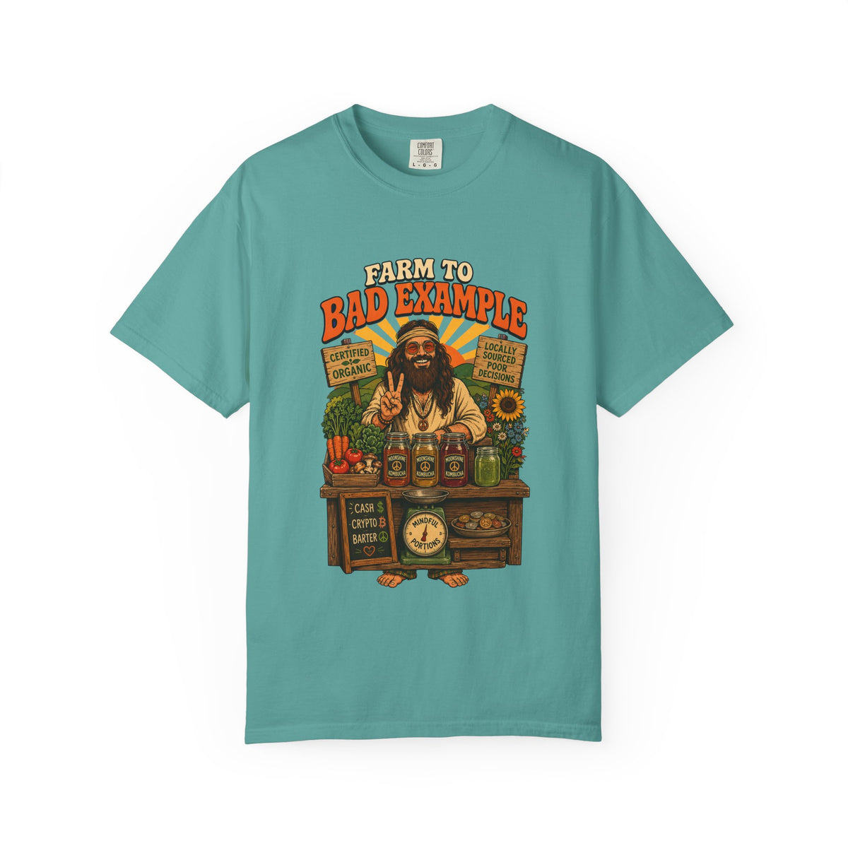 Farm to Bad Example Premium T-Shirt — Grass Fed & Naturally Fermented