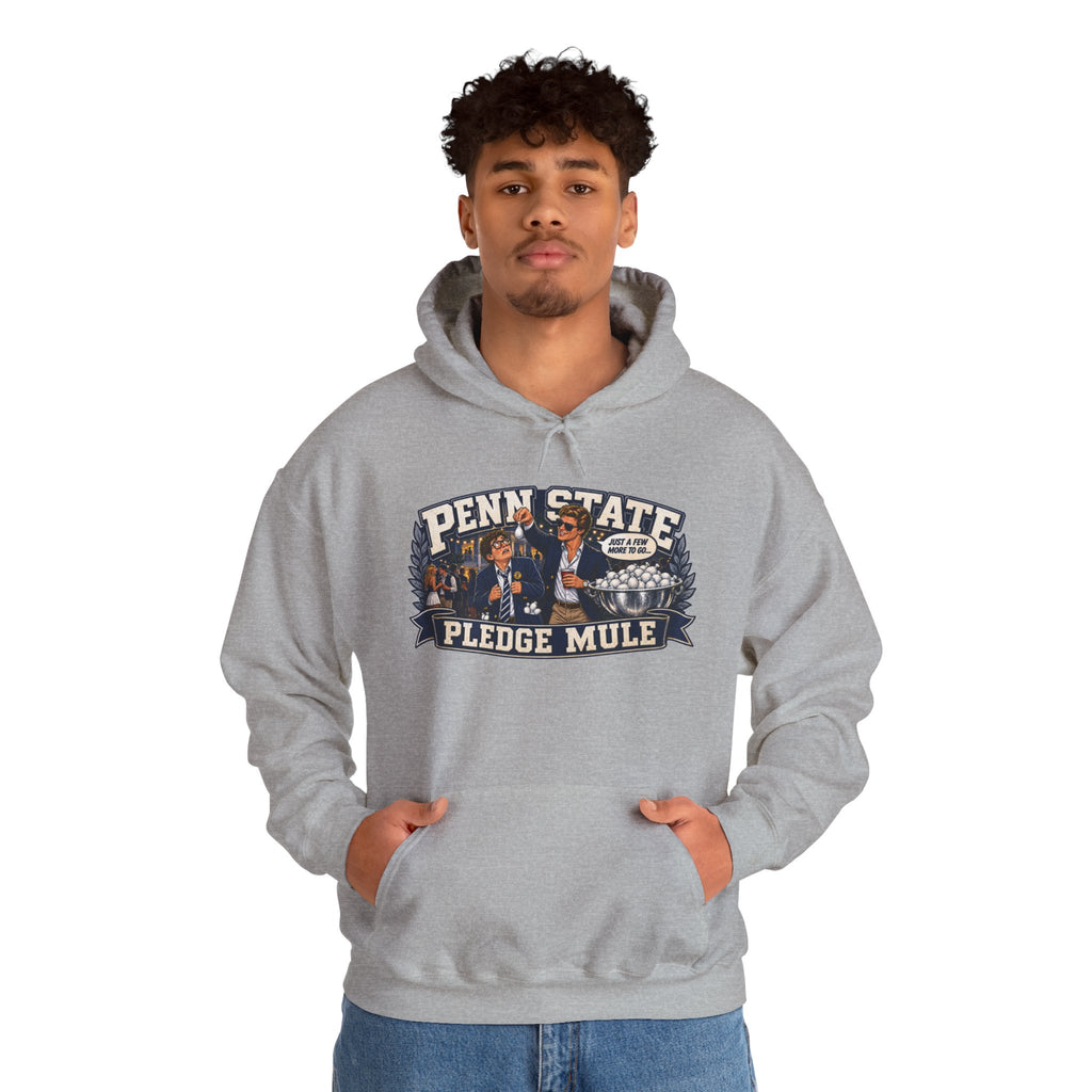 Penn State Pledge Mule Hoodie - Collegiate Vintage Crewneck for Alumni & Students