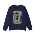 Crewneck Sweatshirt — "In That Moment They Realized the Glass Horse Was a Bad Idea" Graphic