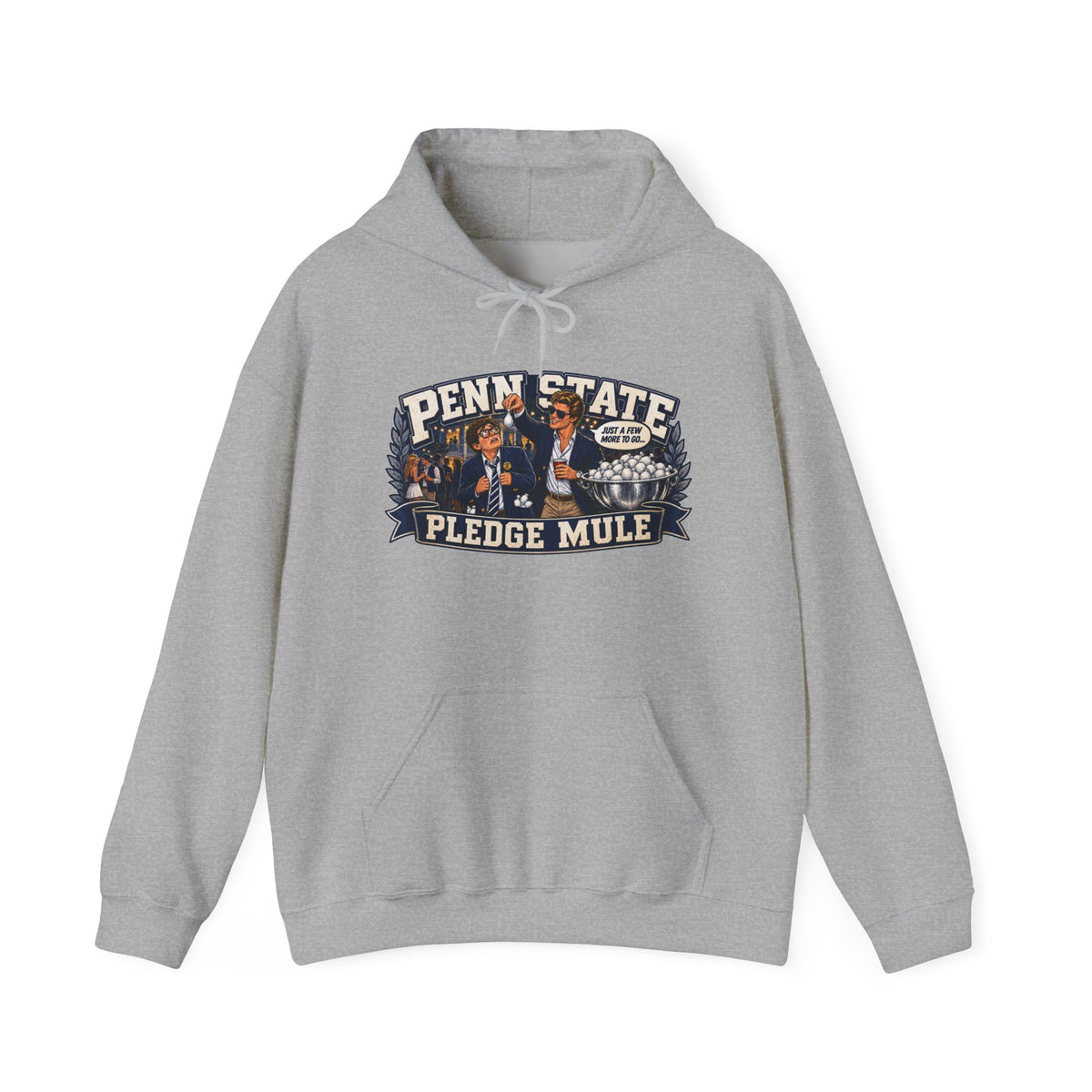 Penn State Pledge Mule Hoodie - Collegiate Vintage Crewneck for Alumni & Students