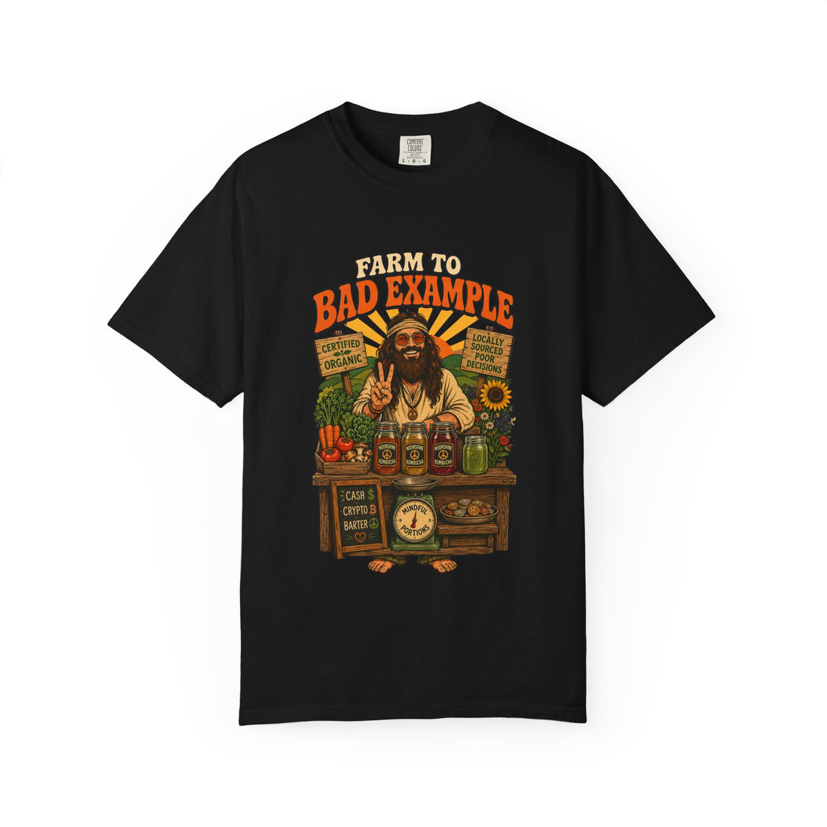 Farm to Bad Example Premium T-Shirt — Grass Fed & Naturally Fermented