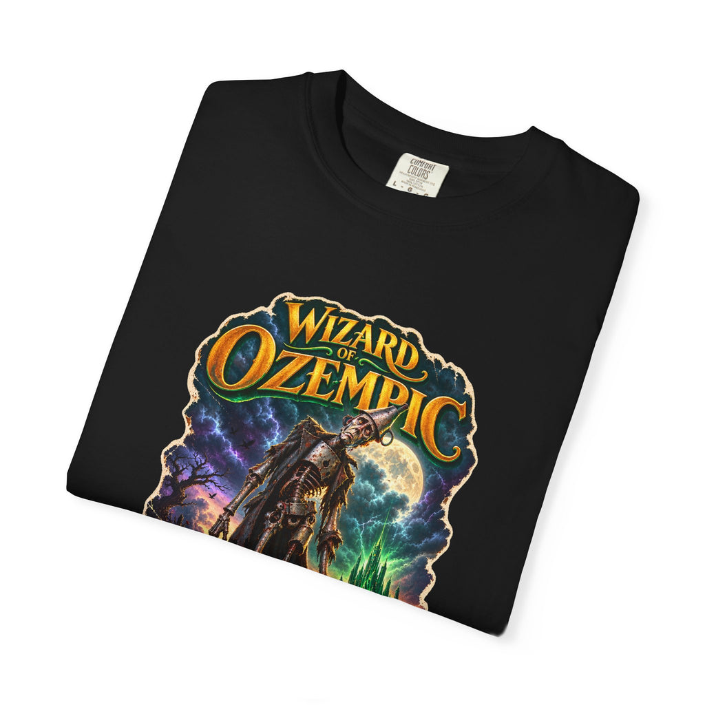 Wizard of Ozempic: Thin Man Premium T-Shirt — Retro Fantasy Graphic