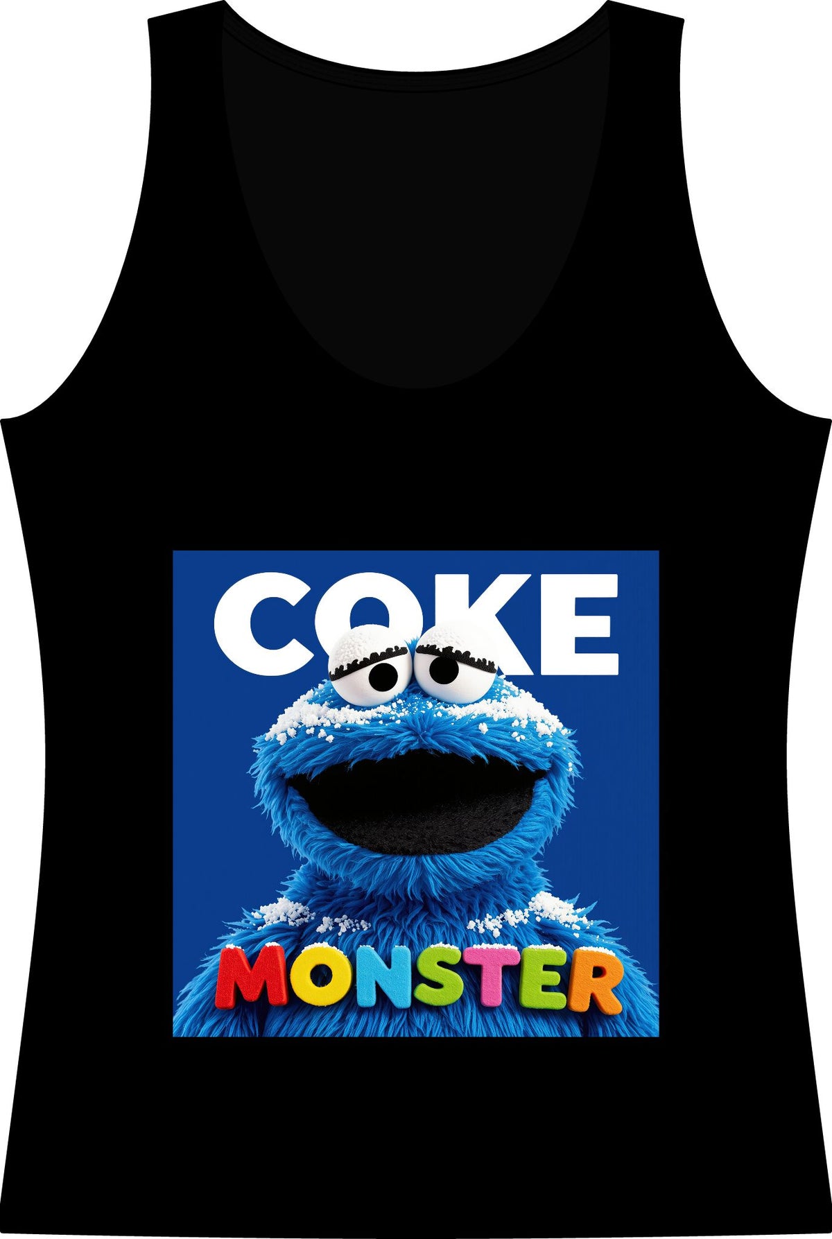 Coke Monster Women’s Tank Top — After-Hours Cookie Parody