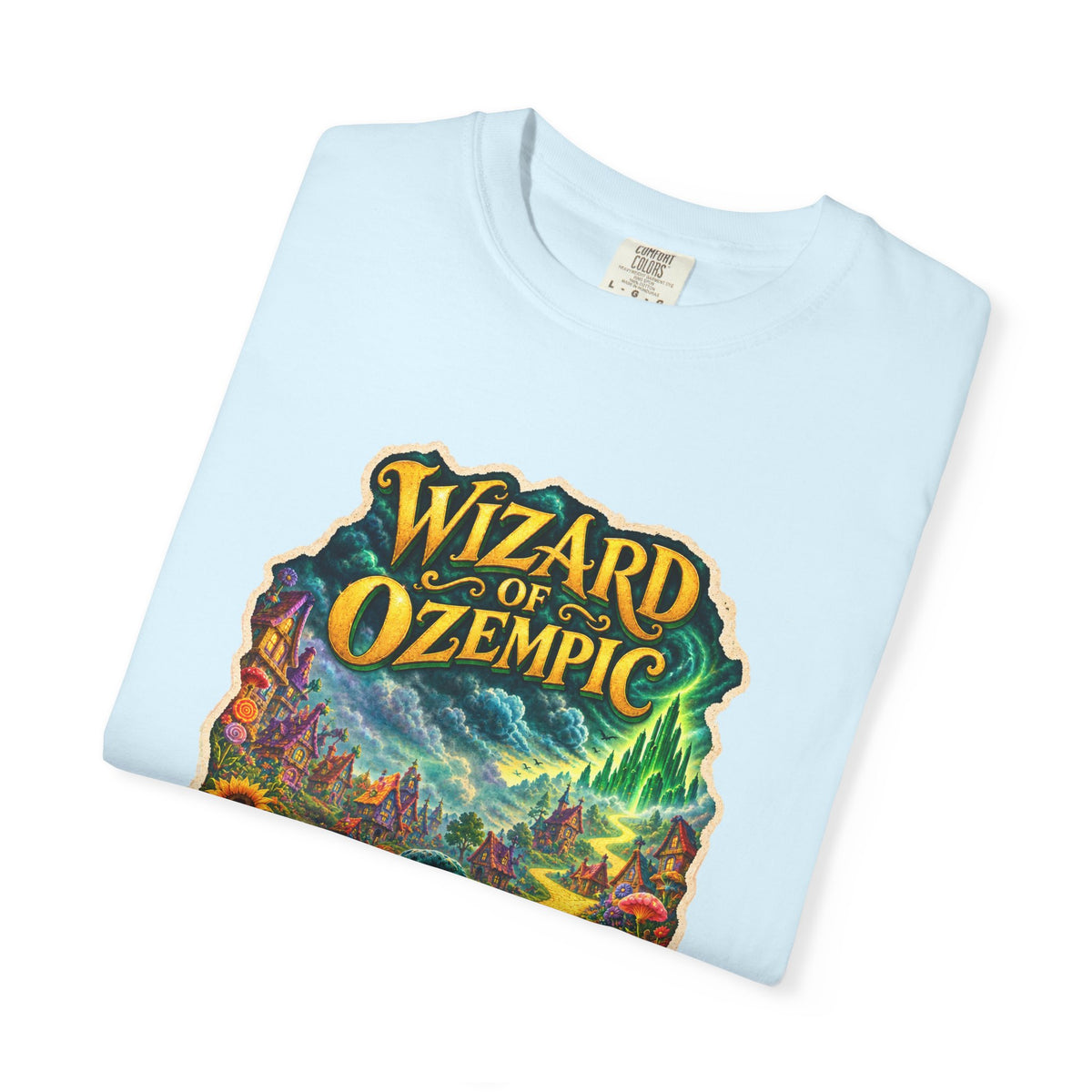 Wizard of Ozempic: The Munch-Thins Premium T-Shirt — Retro Fantasy Graphic