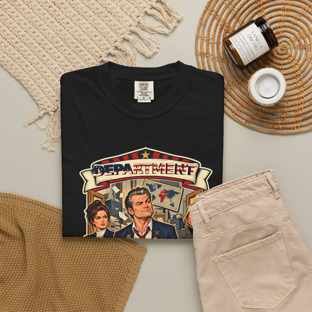 Department of Whores T-Shirt — Pete Hegseth Political Satire Tee