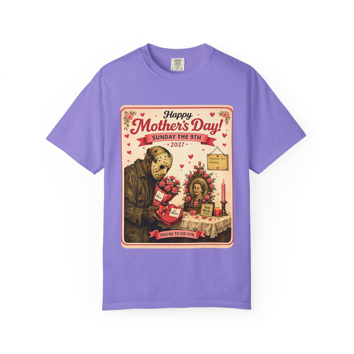 Mother’s Day Horror Premium T-Shirt — Sunday the 9th, 2027