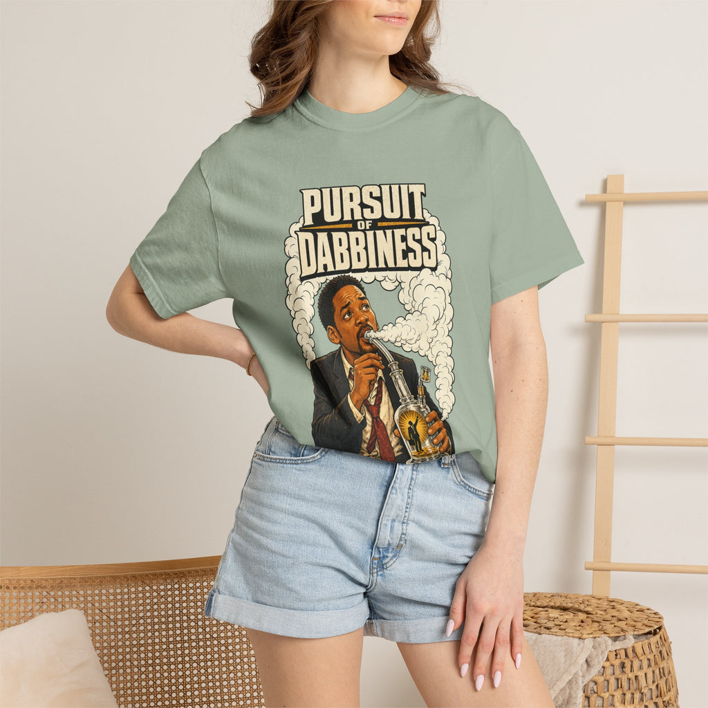 Pursuit of Dabbiness Premium T-Shirt — Cannabis Movie Parody