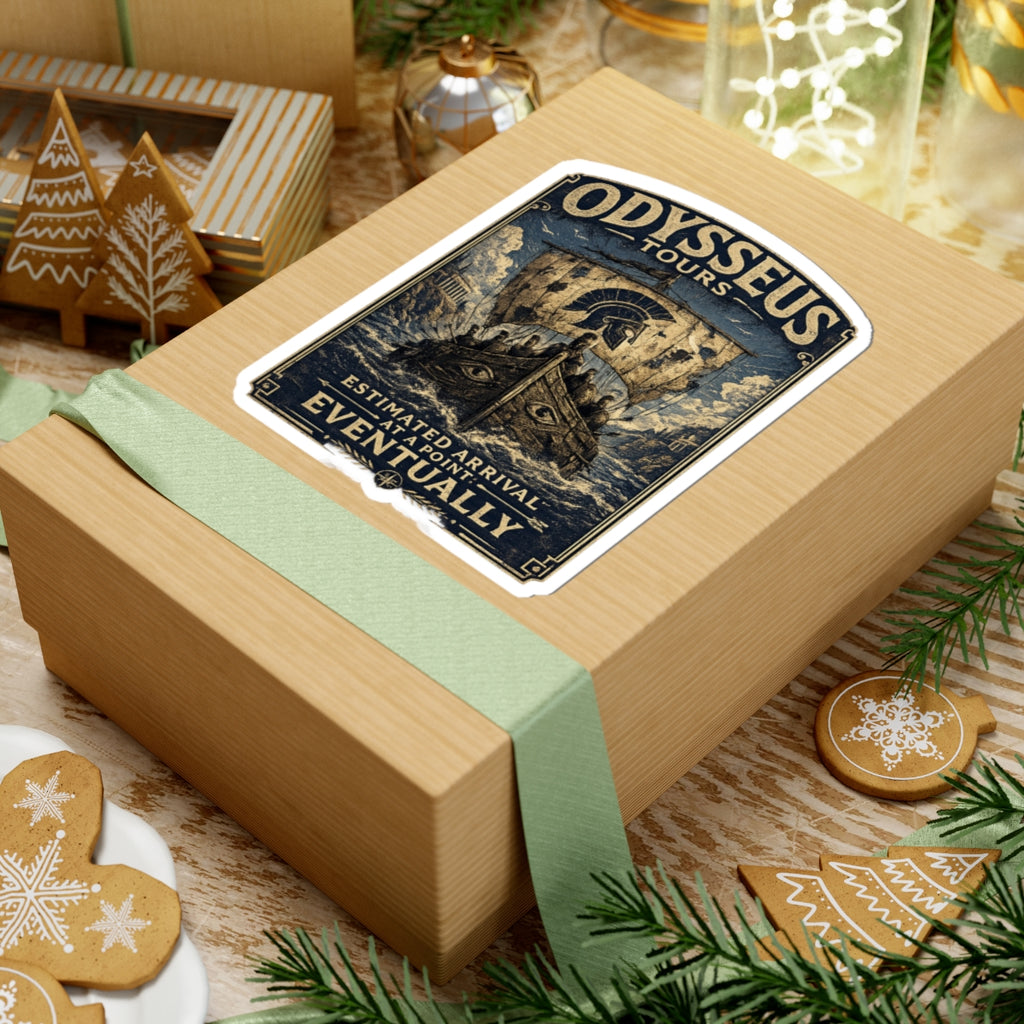 Odysseus Tours Sticker — Estimated Arrival: Eventually