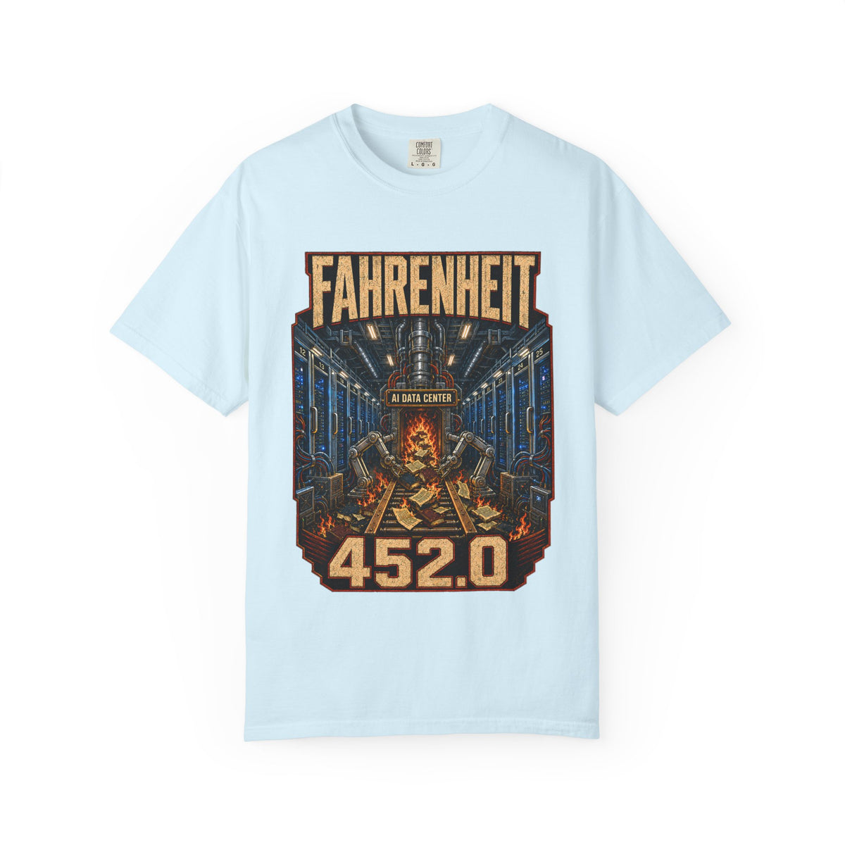 Fahrenheit 452.0 Premium T-Shirt — The Data Center Is Burning