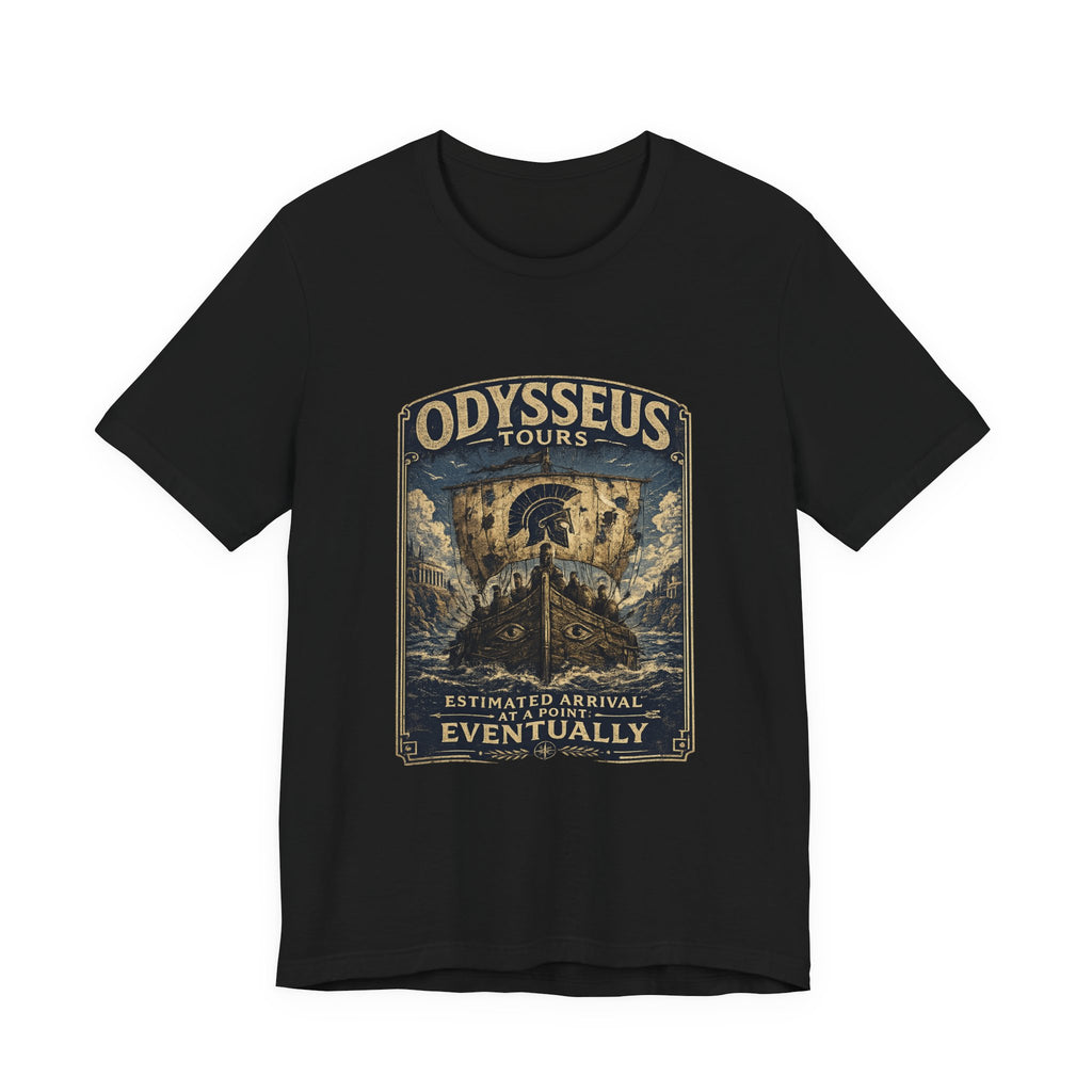 Odysseus Tours Lightweight T-Shirt — Estimated Arrival: Eventually