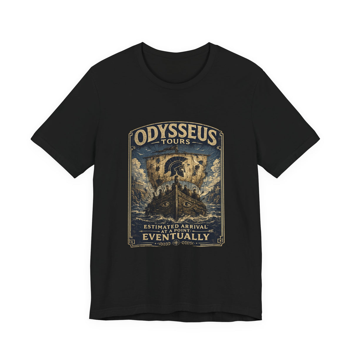 Odysseus Tours Lightweight T-Shirt — Estimated Arrival: Eventually