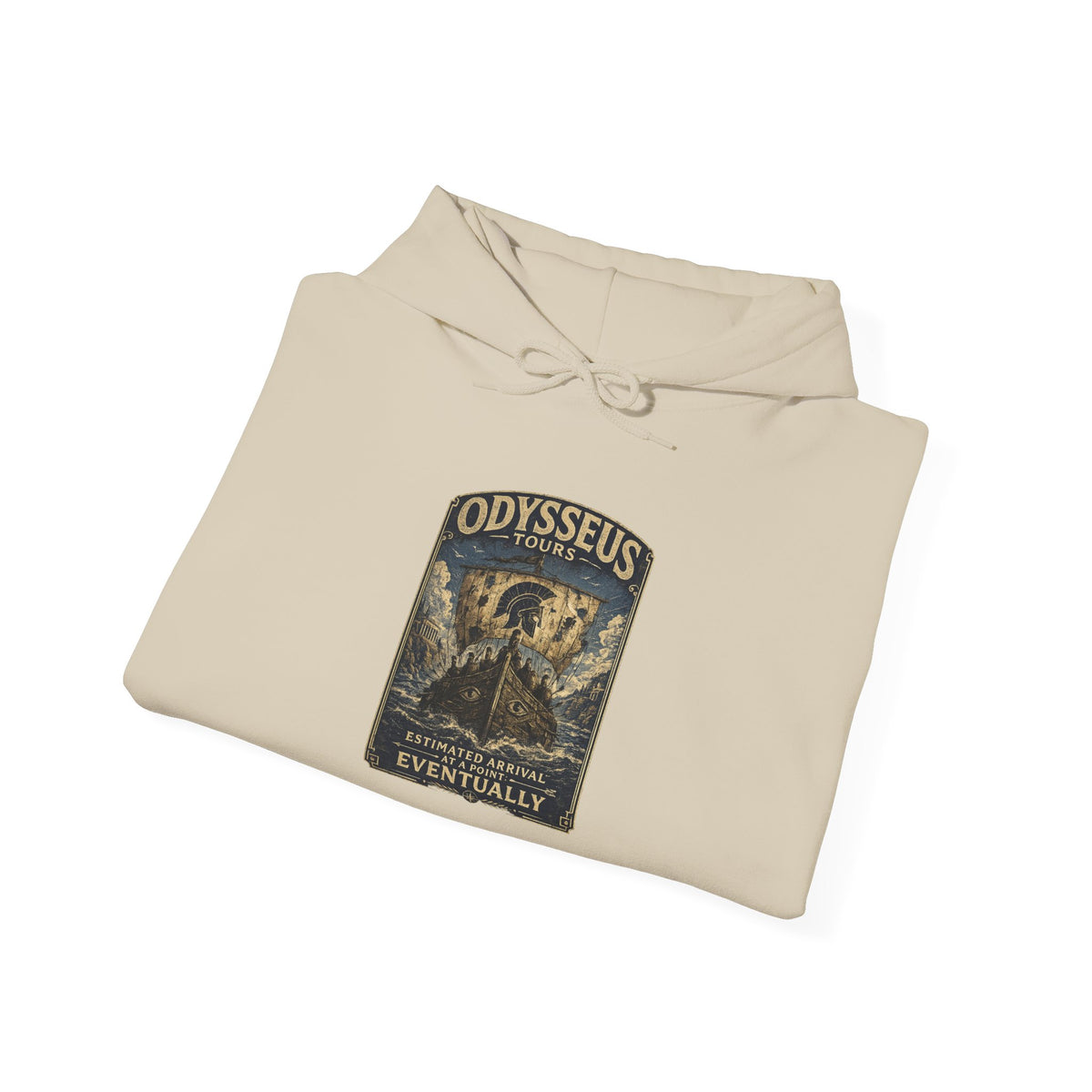 Odysseus Tours Hoodie — Estimated Arrival: Eventually