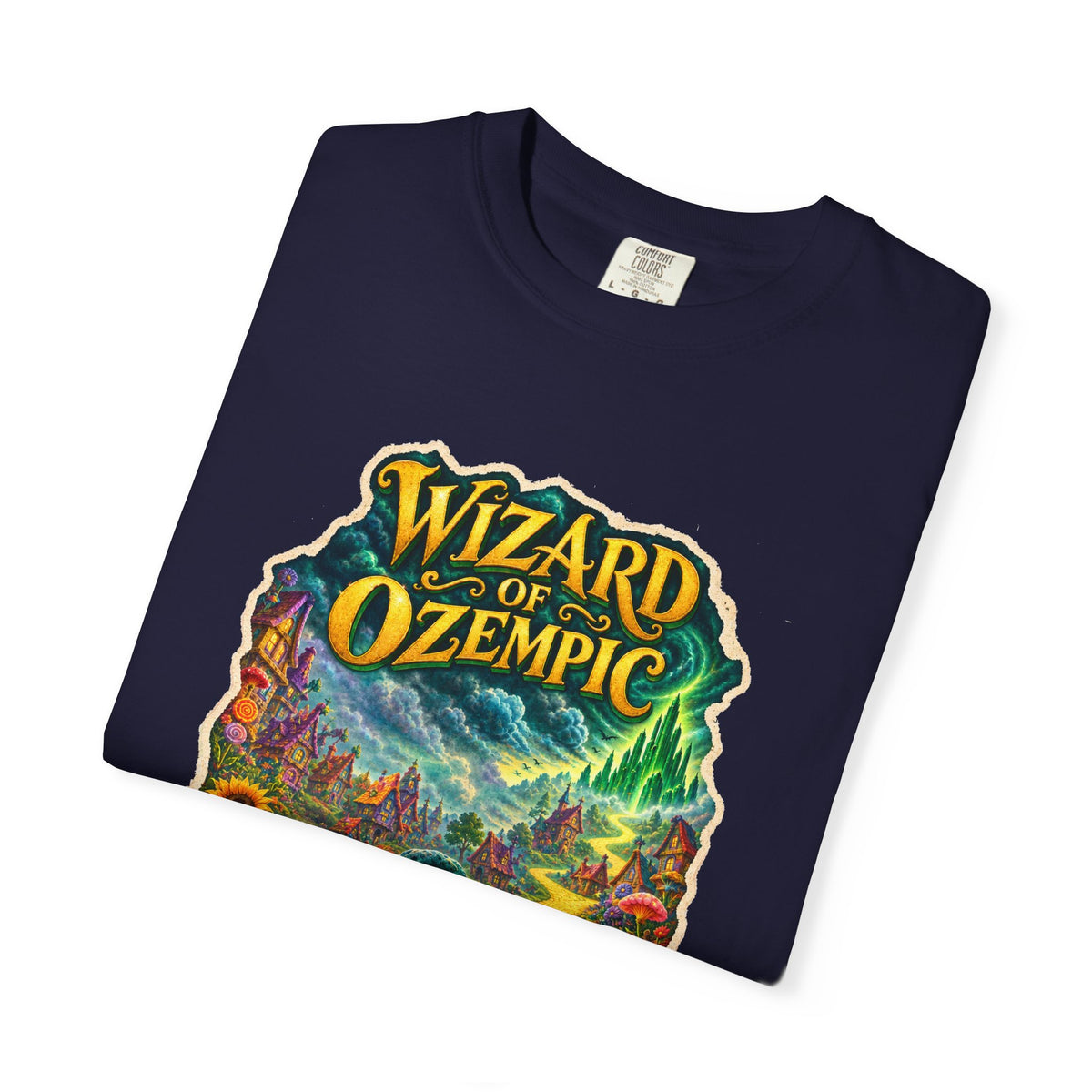 Wizard of Ozempic: The Munch-Thins Premium T-Shirt — Retro Fantasy Graphic