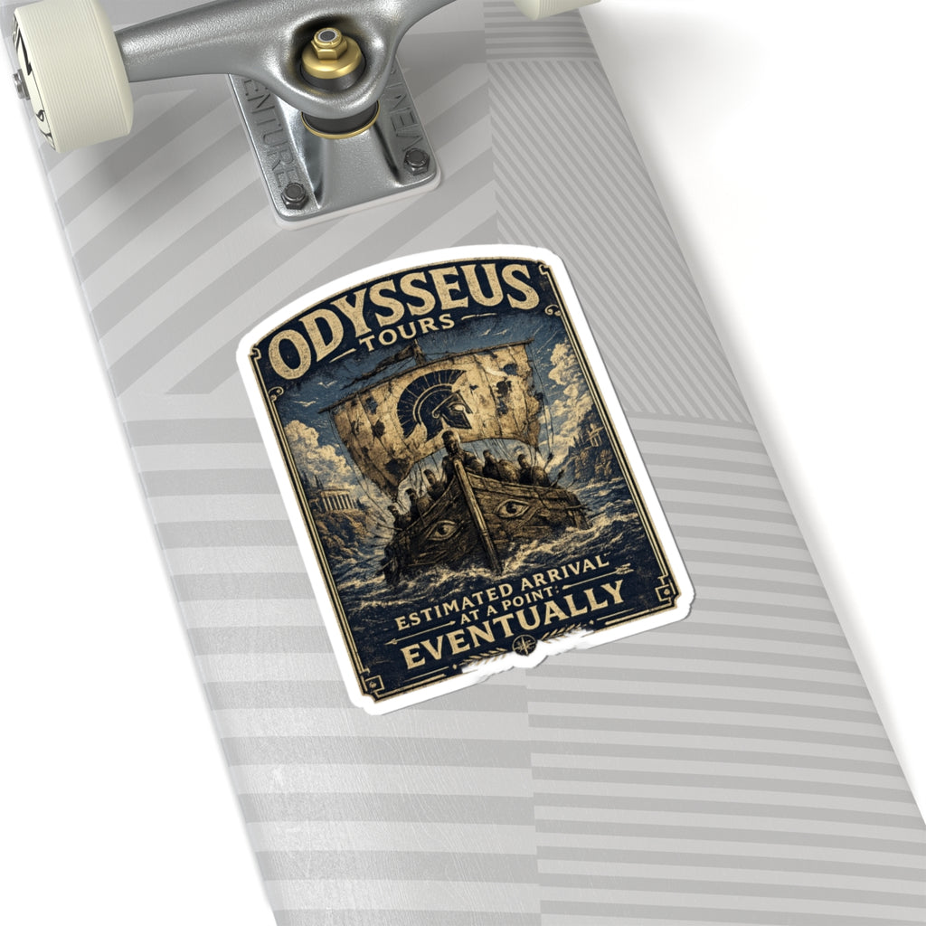 Odysseus Tours Sticker — Estimated Arrival: Eventually