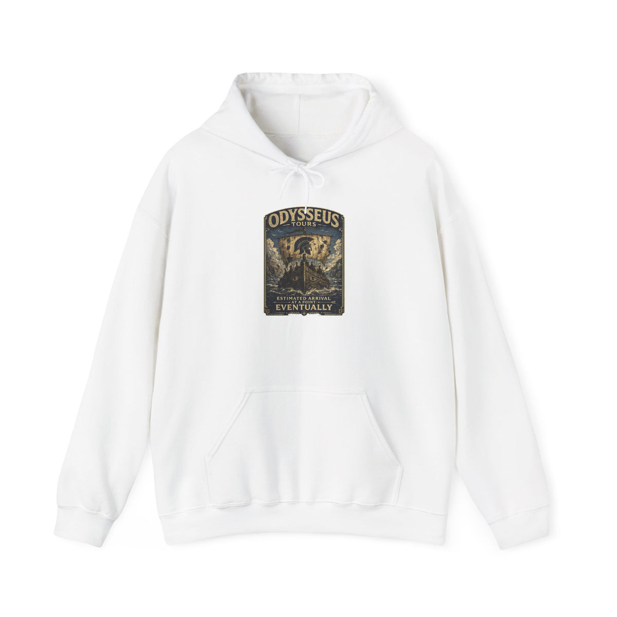 Odysseus Tours Hoodie — Estimated Arrival: Eventually