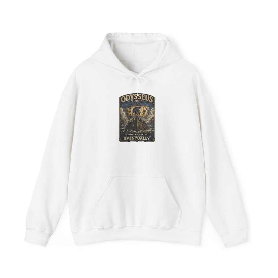Odysseus Tours Hoodie — Estimated Arrival: Eventually