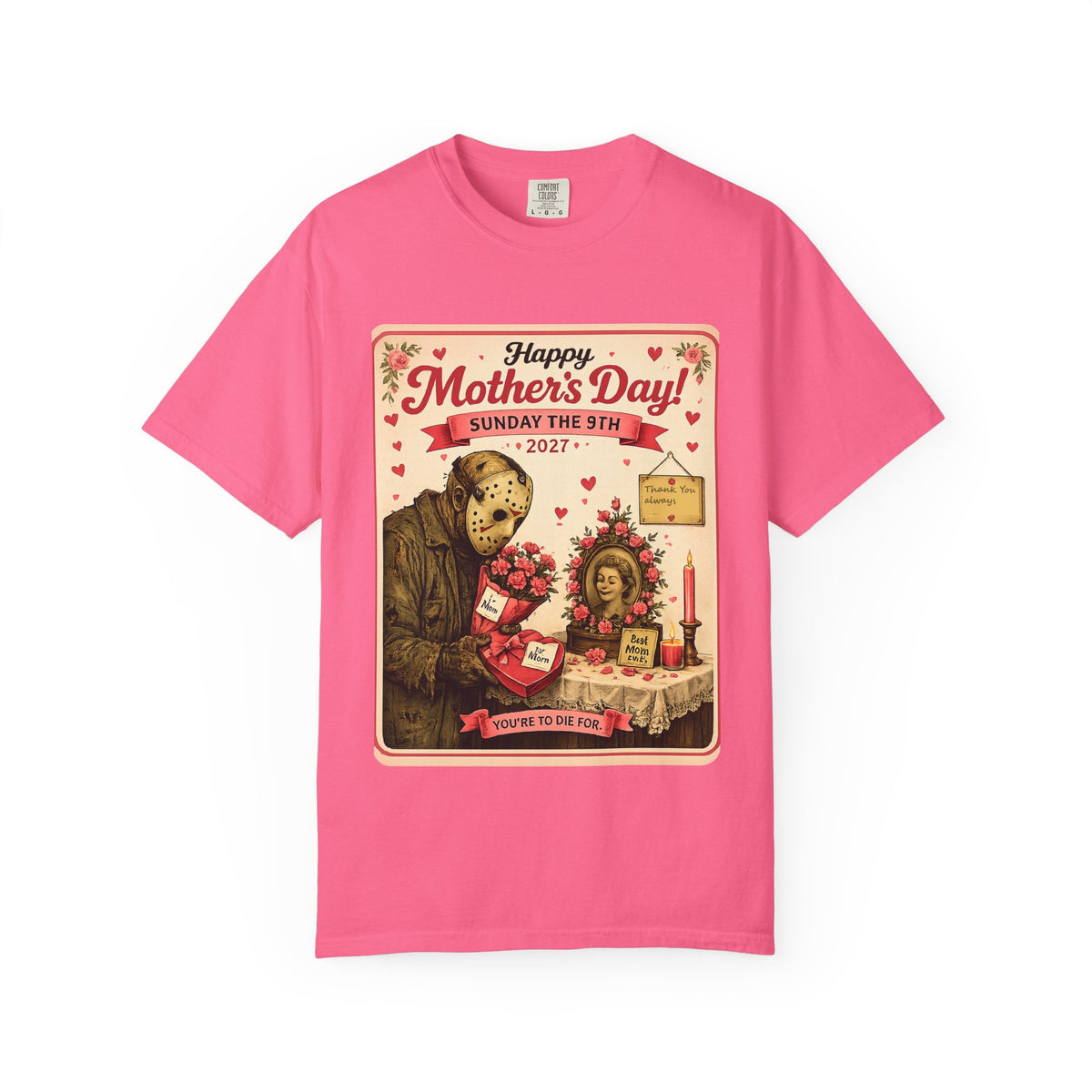 Mother’s Day Horror Premium T-Shirt — Sunday the 9th, 2027