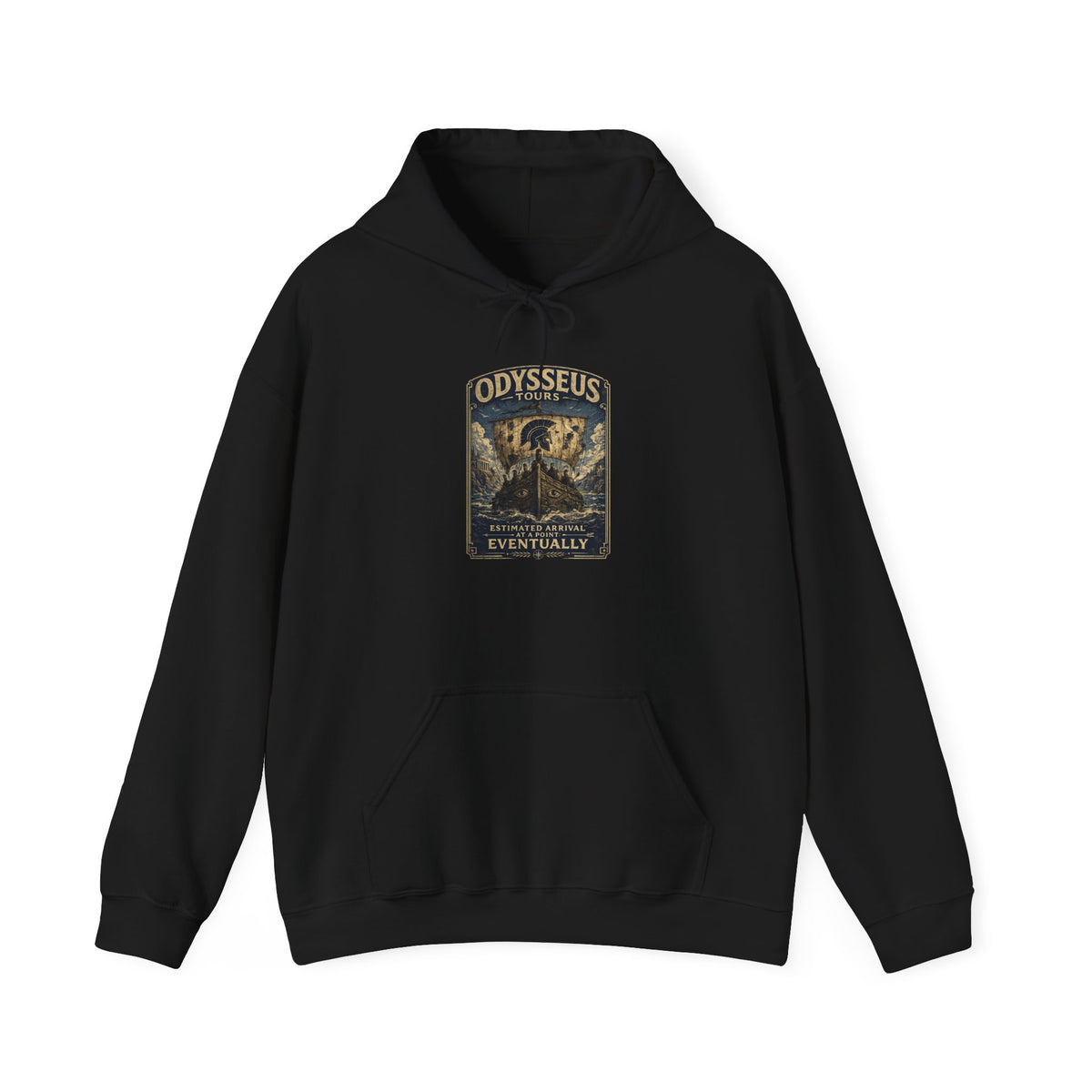 Odysseus Tours Hoodie — Estimated Arrival: Eventually
