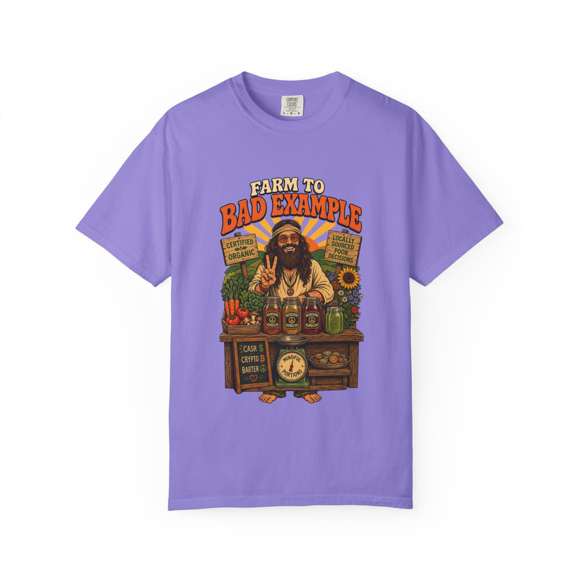 Farm to Bad Example Premium T-Shirt — Grass Fed & Naturally Fermented
