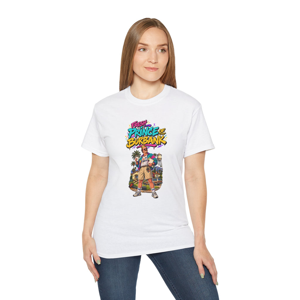 Fresh Prince of Burbank Graphic Tee — Retro 90s Cartoon Streetwear
