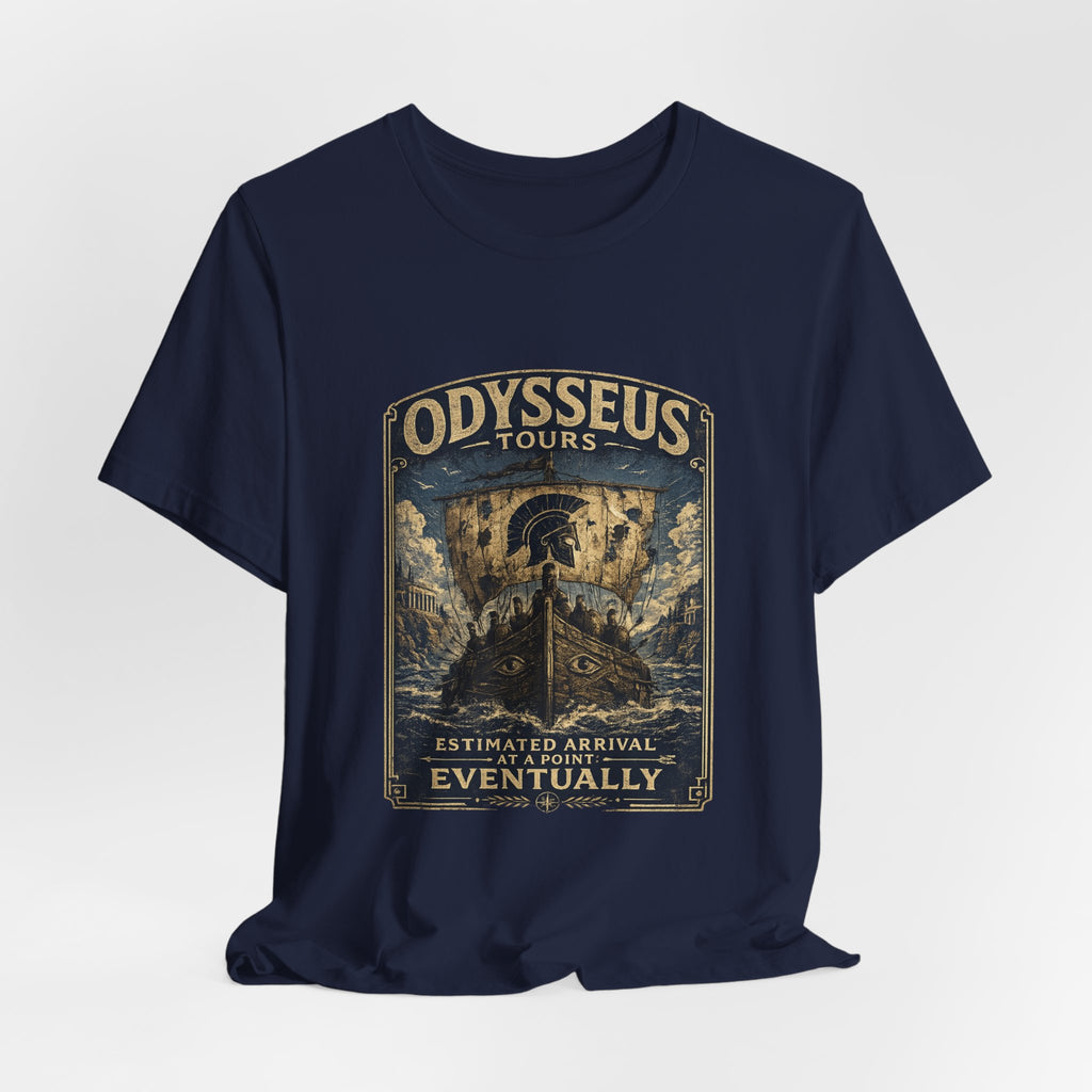 Odysseus Tours Lightweight T-Shirt — Estimated Arrival: Eventually